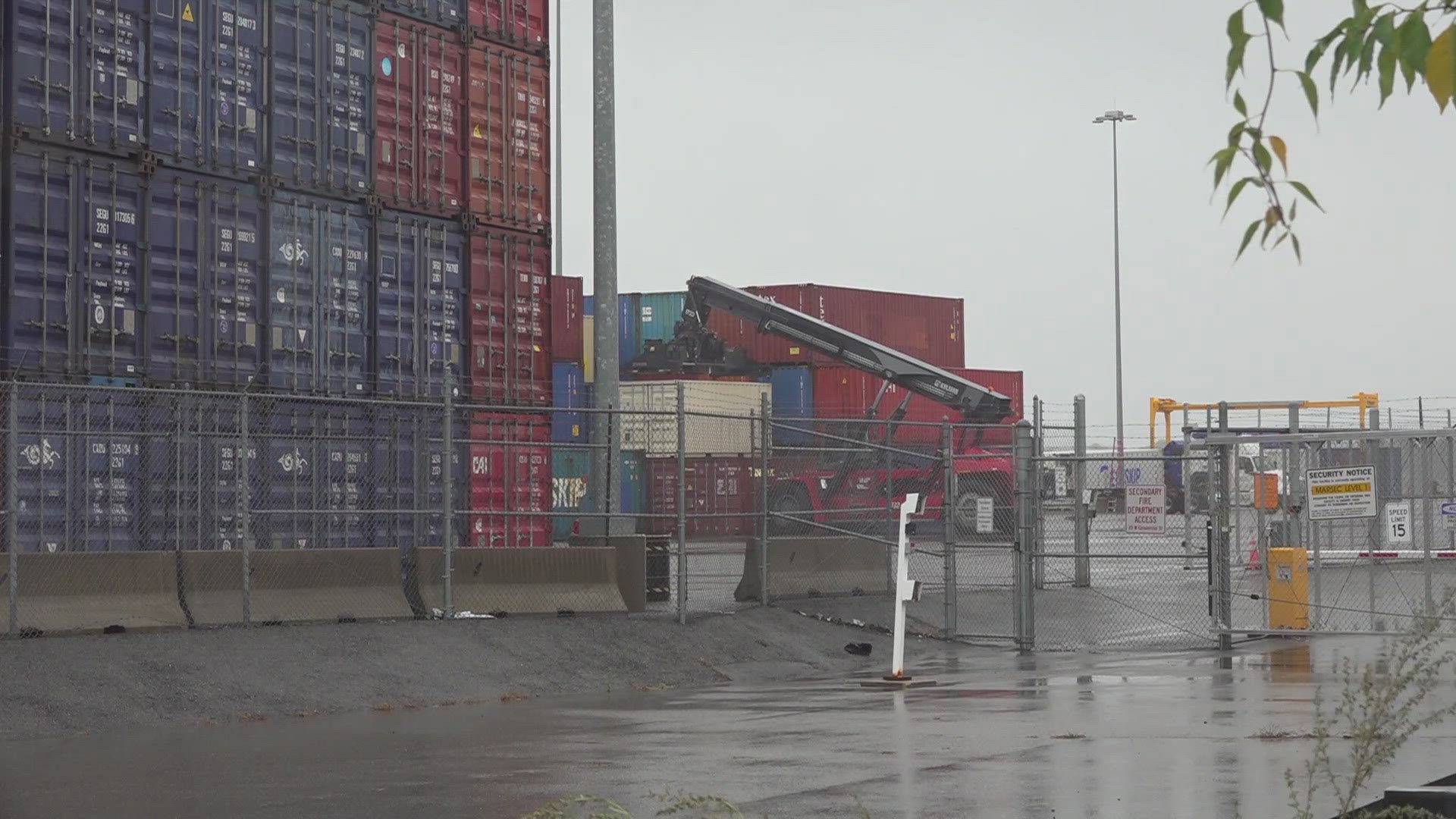 The union rep for the International Longshoremen's Association said a strike likely won't affect Maine because the dispute is with services that don't dock here.