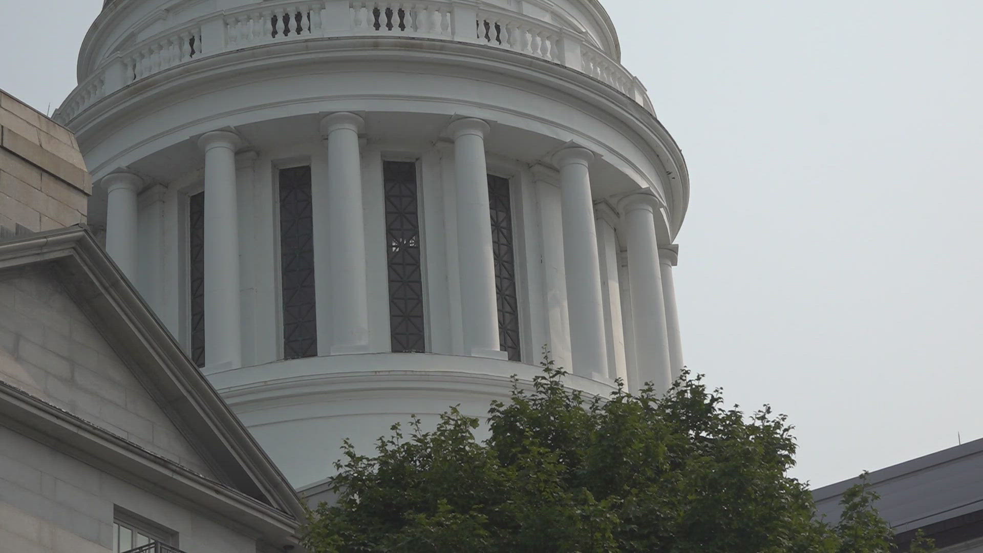 The $7 million security upgrade includes reconfiguring the screening area at the main entrance of the State House.