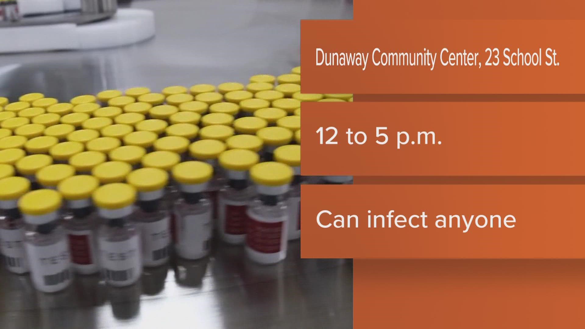 The clinic will be held at the Dunaway Community Center in Ogunquit from noon to 5 p.m.