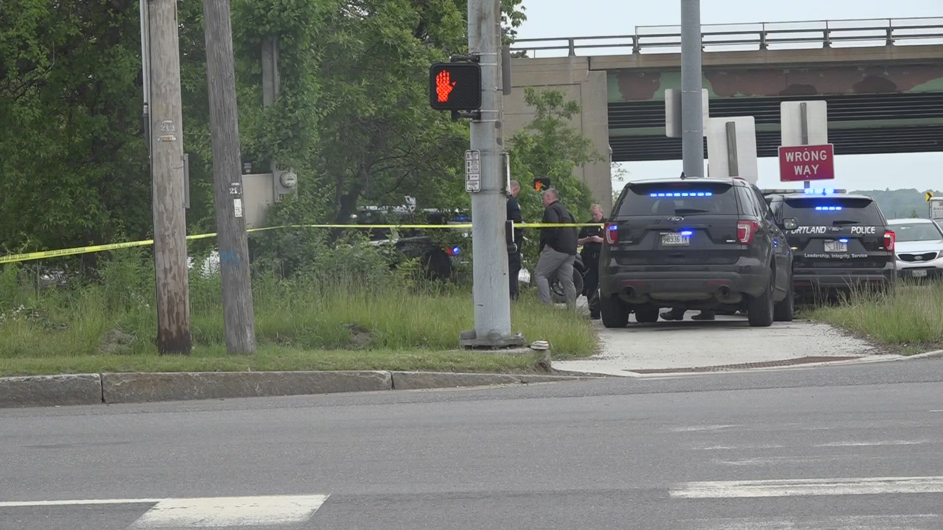 Portland police spokesperson Brad Nadeau said a body was found in a homeless encampment near the intersection of Franklin Street and Marginal Way.