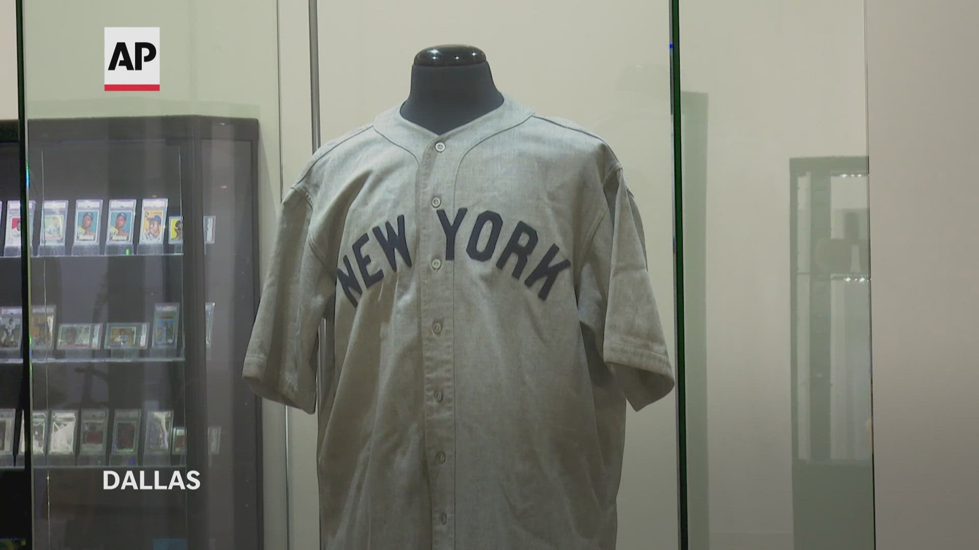 The auction sale was of a jersey he wore when he called his shot during the 1932 World Series, hitting a home run to centerfield.