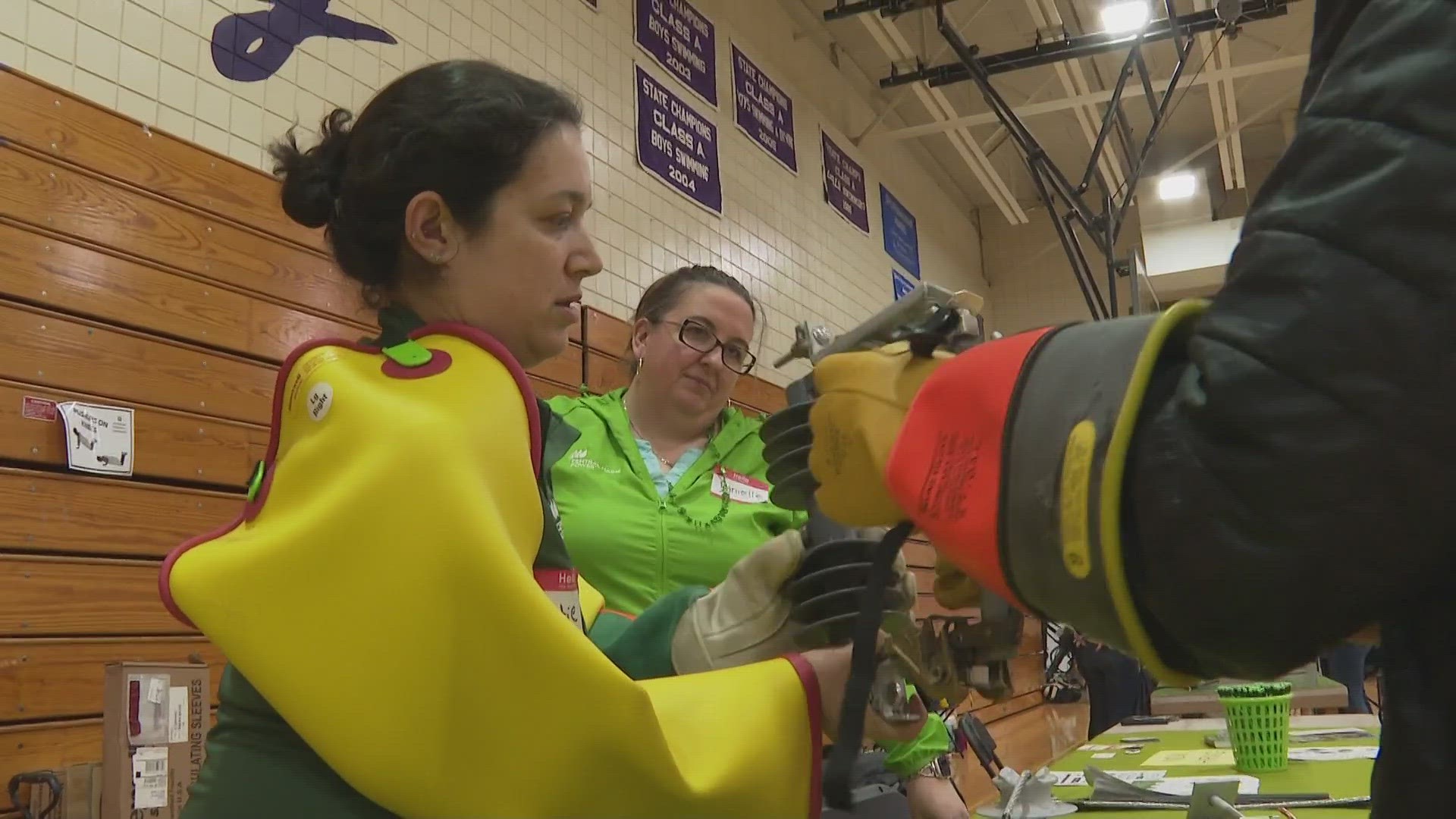 The job expo is part of a series of out-of-class career opportunities at Deering High School.