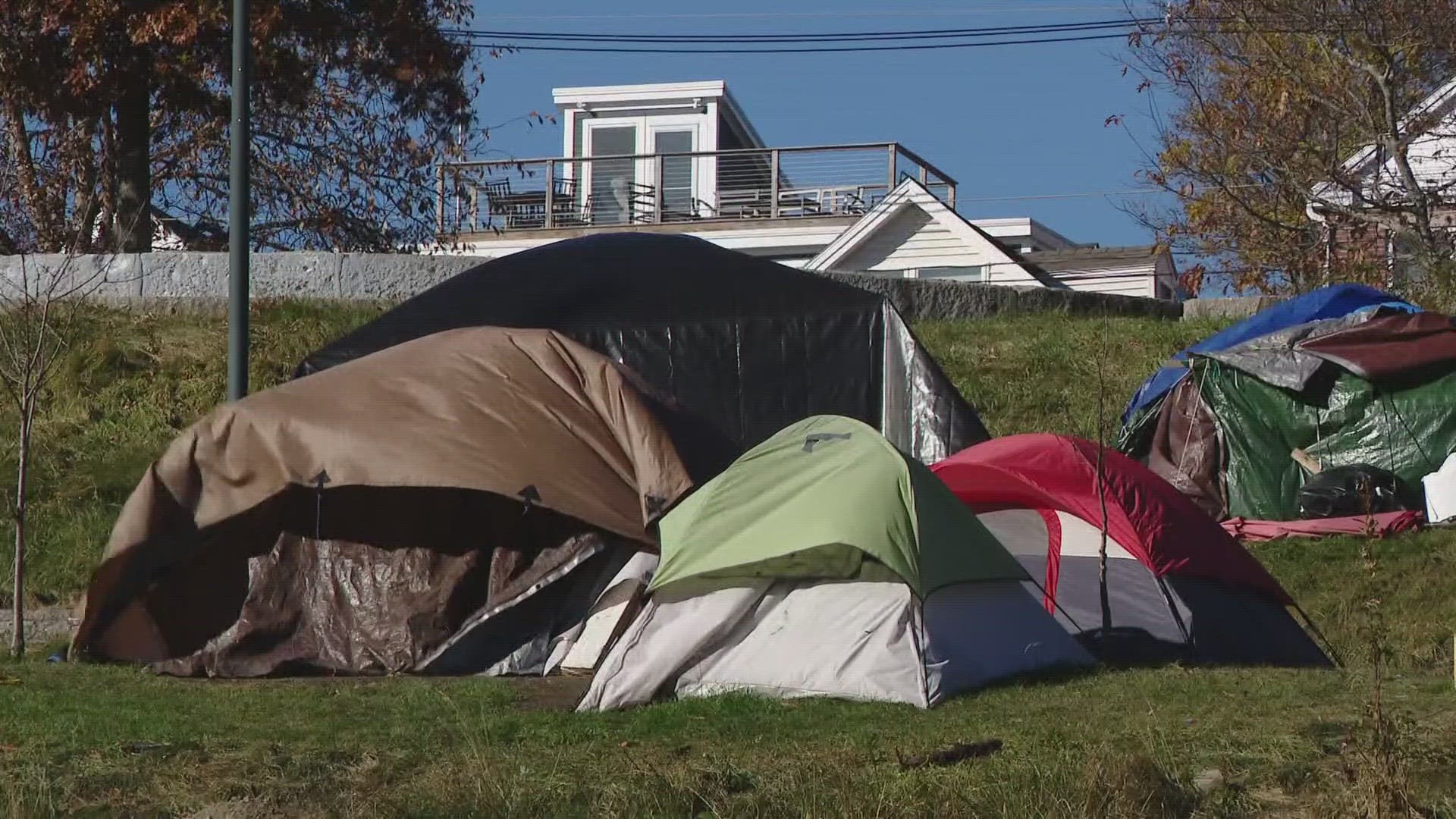 The Portland City Council is set to decide Monday whether to allow encampments through the winter or clear the tents near Harbor View Memorial Park.