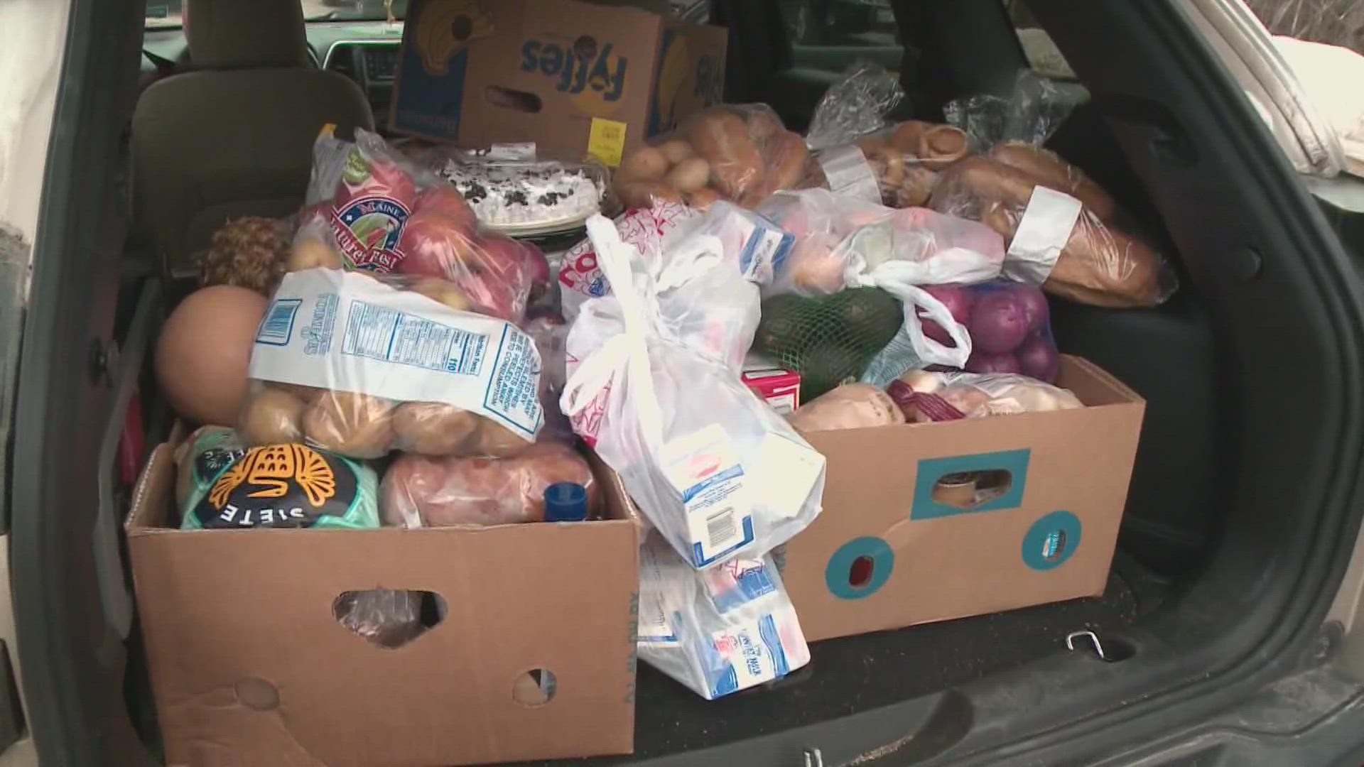 Rural food pantries are struggling to keep up at a time when cash donations are way down.