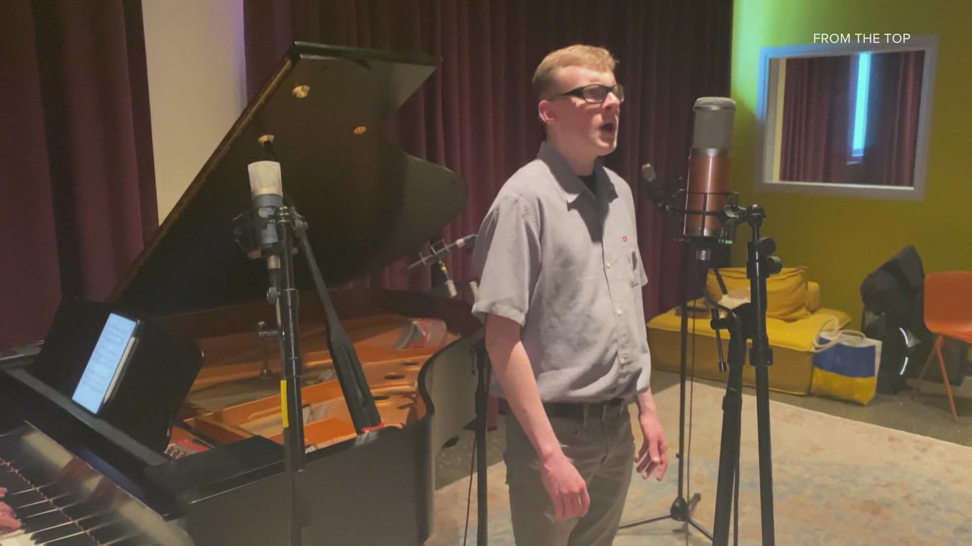 High School senior Noah Carver of Beals Island sings on NPR's "From The Top" and wins national award.