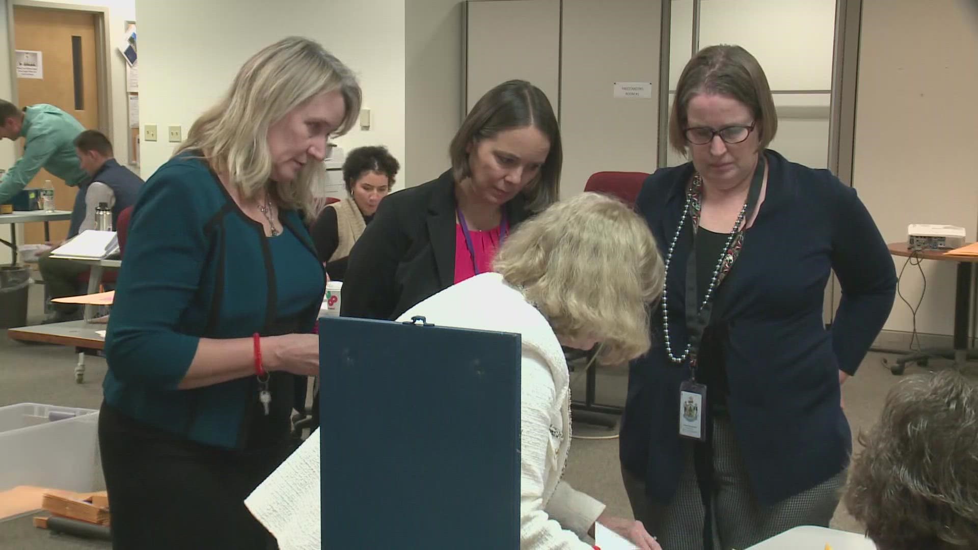 More than 16,000 ballots are to be recounted from Bangor and Hampden.