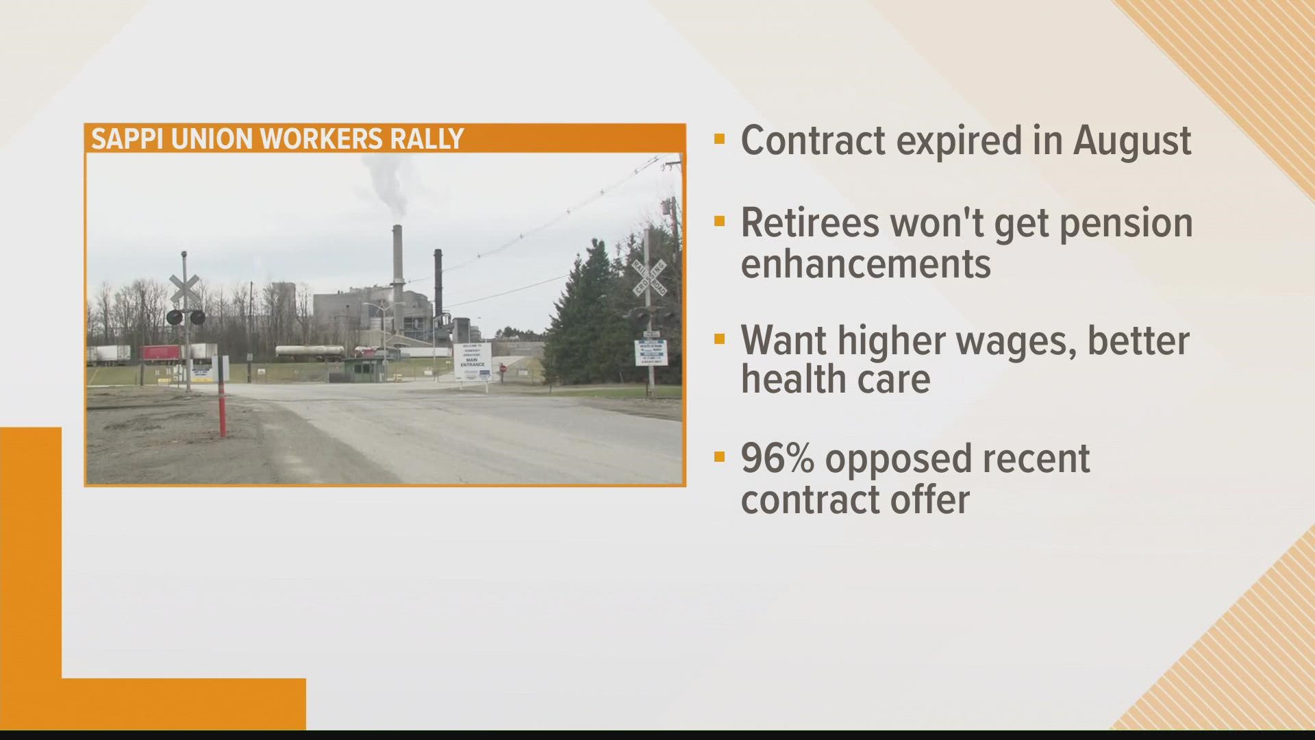 According to the President of "United Steelworkers Local 9", union members weren't able to negotiate a new contract until the most recent one expired.