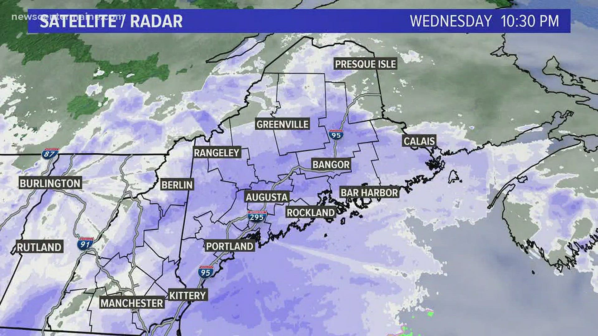 Snowstorm covers most of Maine tonight into tomorrow.
