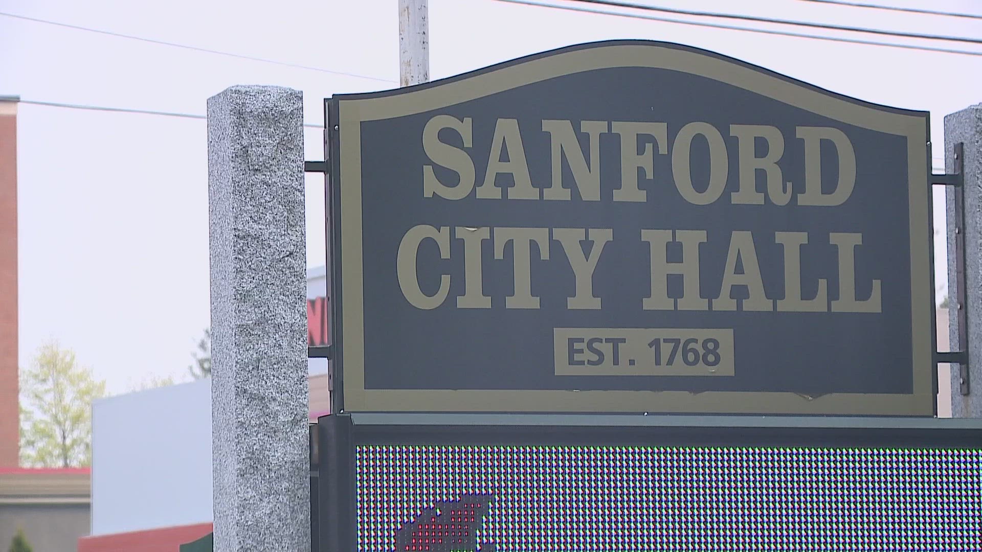 Sanford is providing temporary housing for about 100 people, but many others are left without shelter. The city will begin general assistance meetings Wednesday.