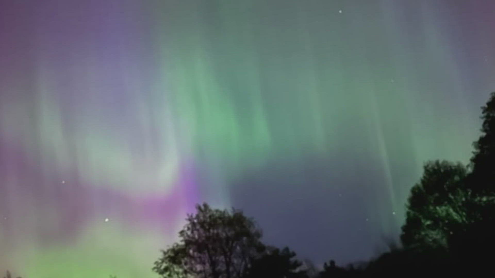 A G3 storm is giving us an enhanced chance to see the aurora borealis, but cloud cover has the final say.