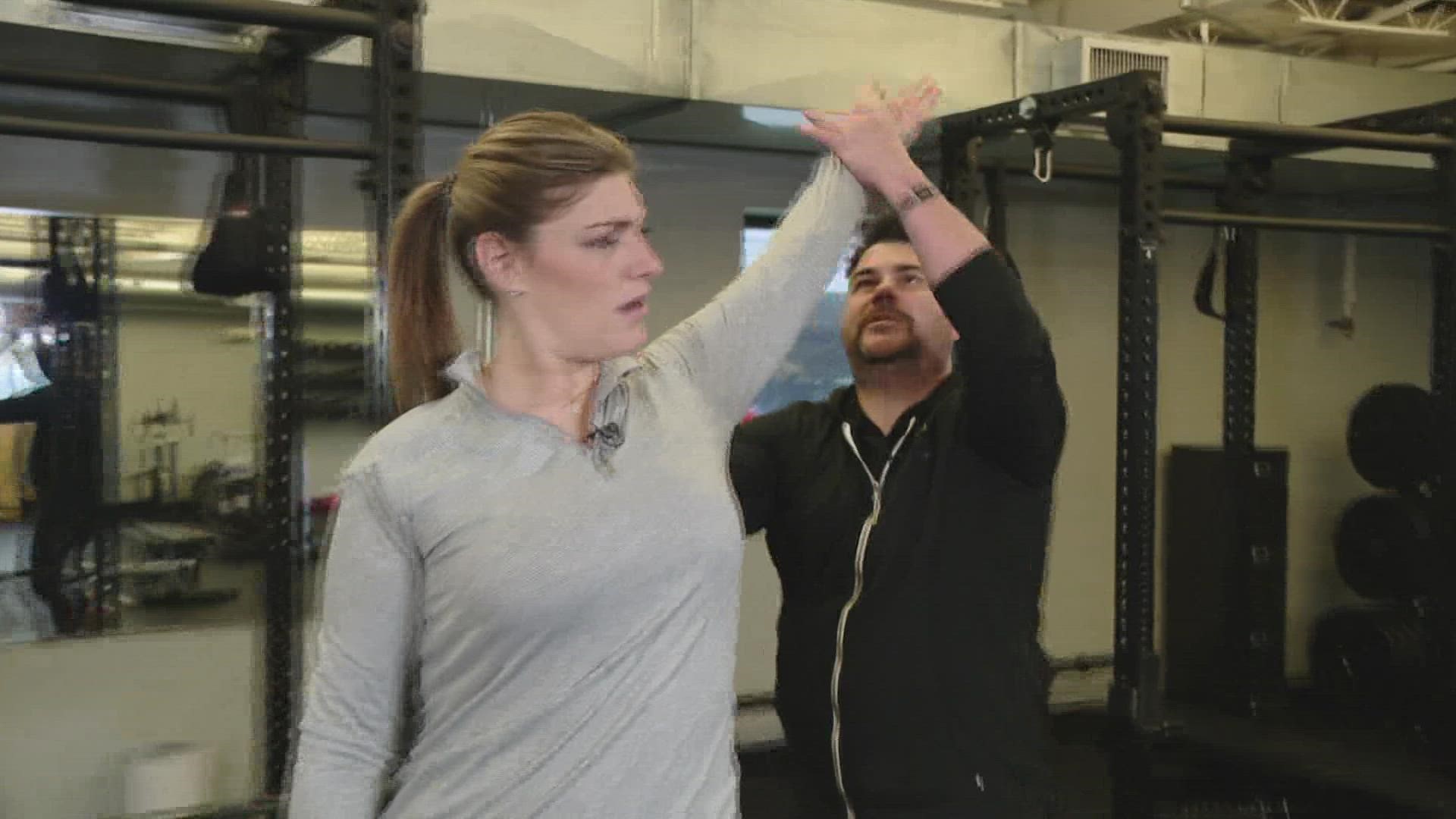 Craig Peugh from The Form Lab shows us stretches you can do at home to help with your workouts.