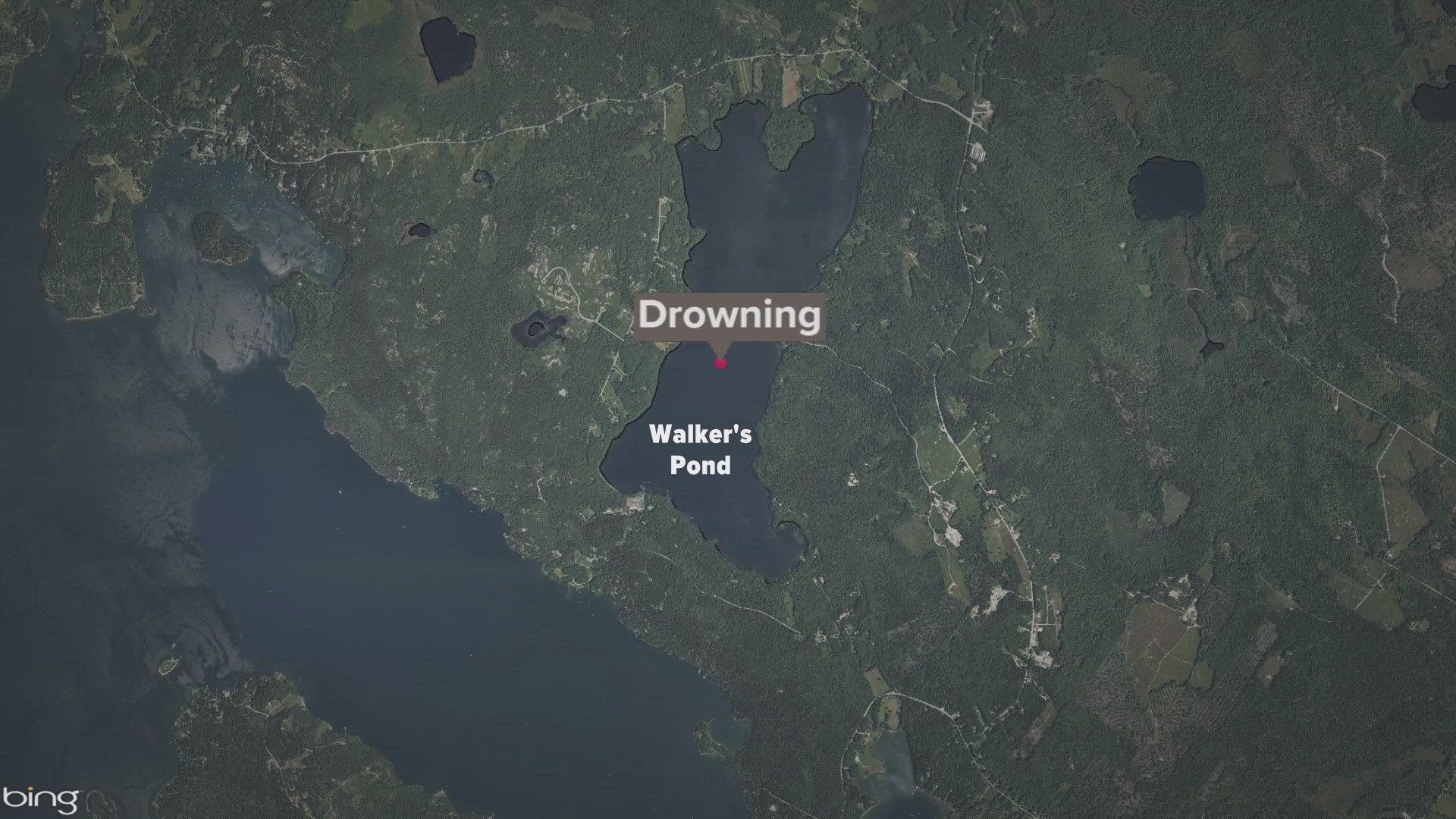 One swimmer was able to reach the shore safely, but the second went under and did not resurface, the sheriff's office said.