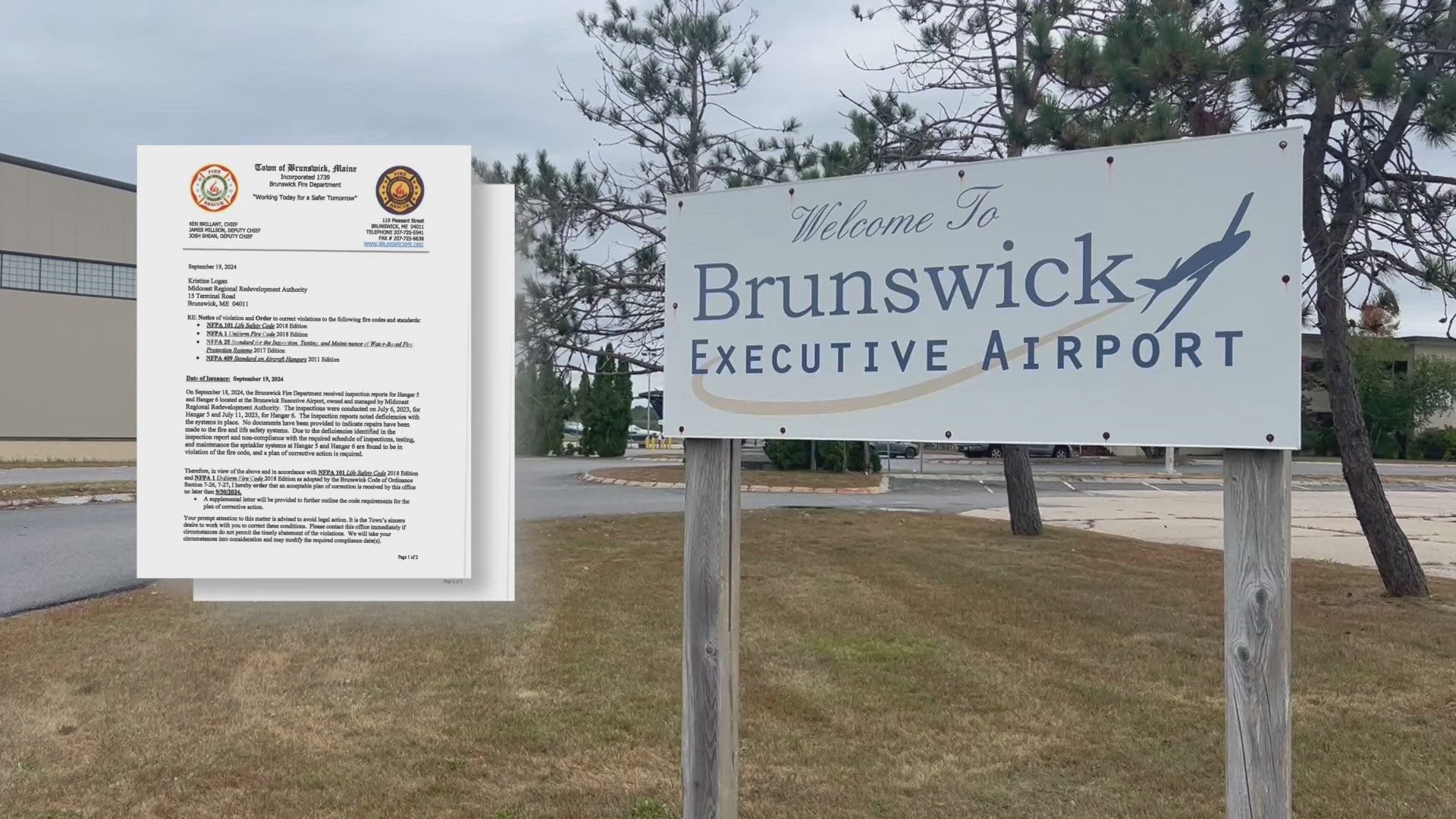 "We issued the notice of violation, with working with the town's attorney, again, to try and mirror that transparency that we're looking for."