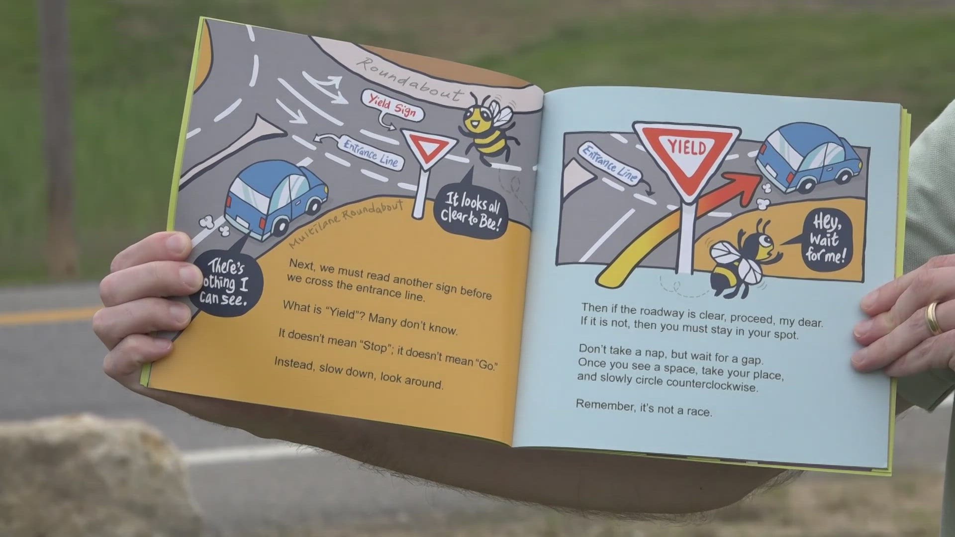 Jonathan French of Hallowell has been a transportation engineer for more than 20 years. His new children's book is called "Ronda Loves Roundabouts."