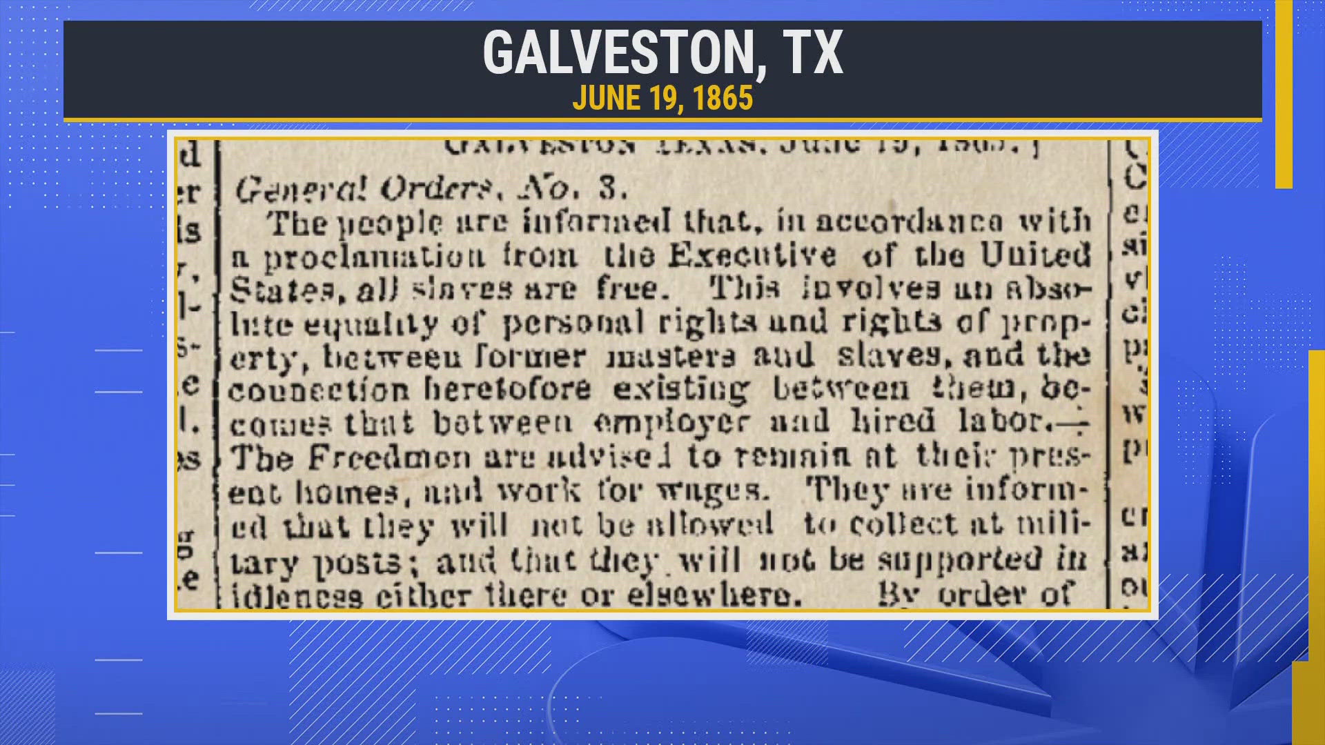 For decades Black Americans have celebrated this date marking the end of slavery, but it just became a federal holiday three years ago.