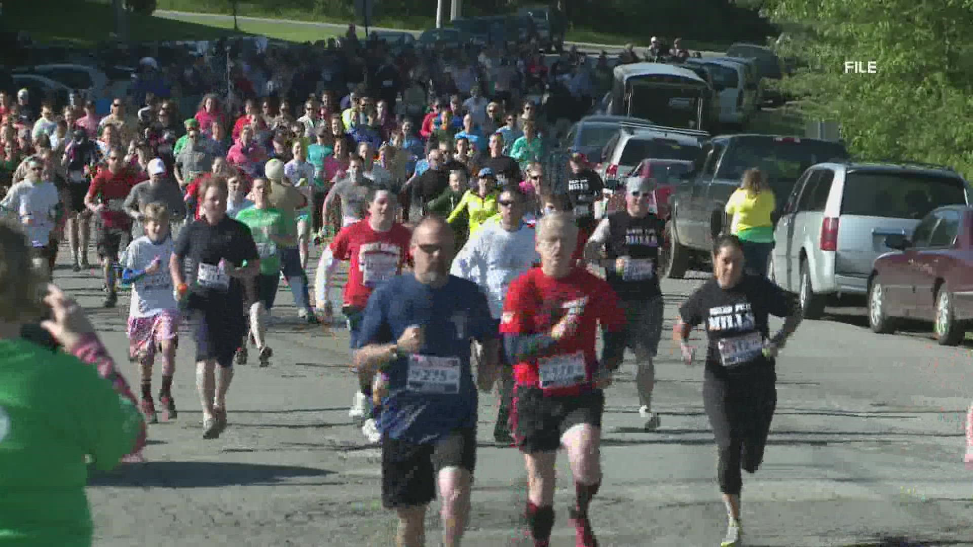 The annual race will raise funds for the Travis Mills Foundation.