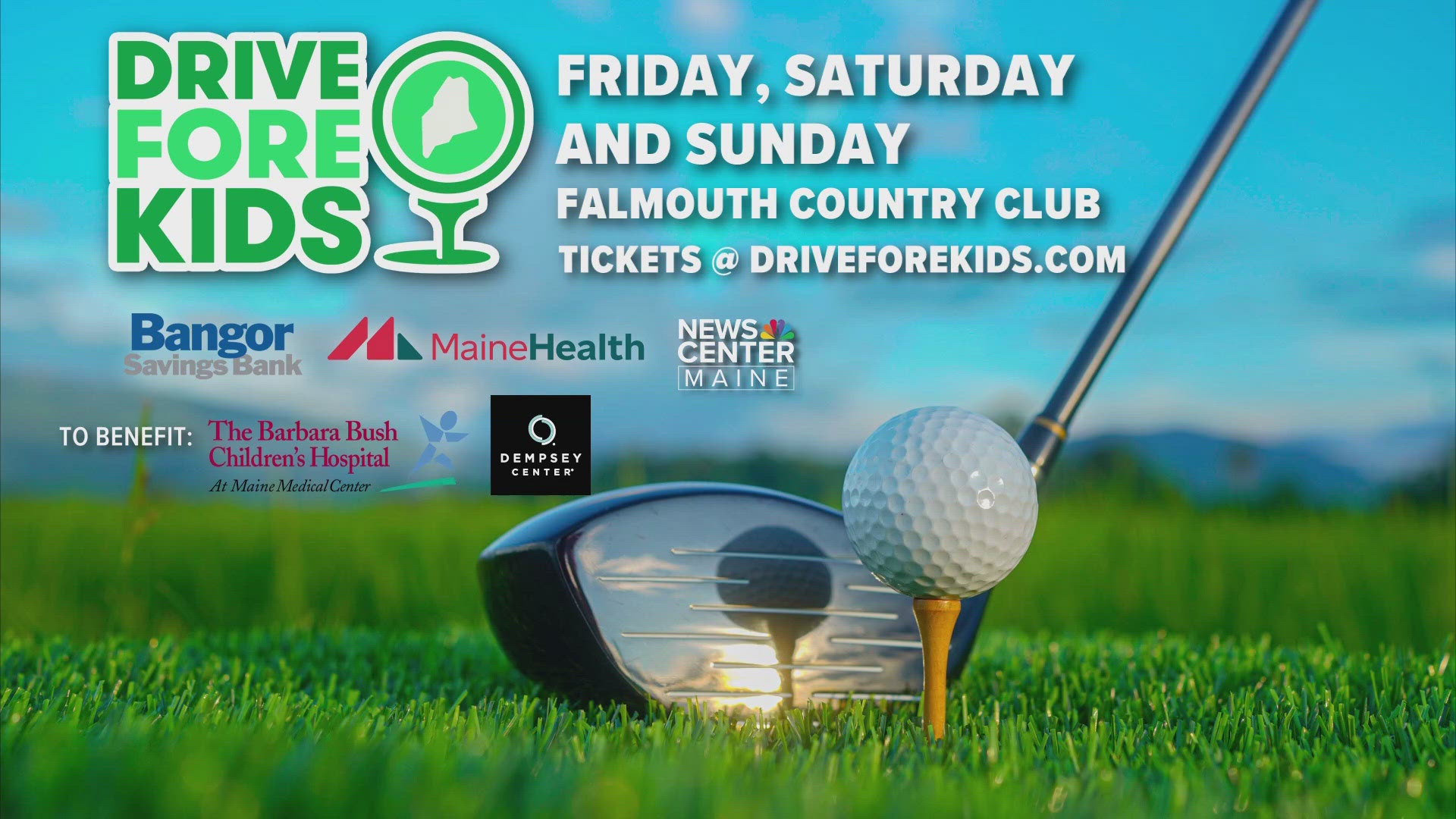 The event takes place Friday, Saturday, and Sunday, raising money for the Dempsey Center and Barbara Bush Children's Hospital.