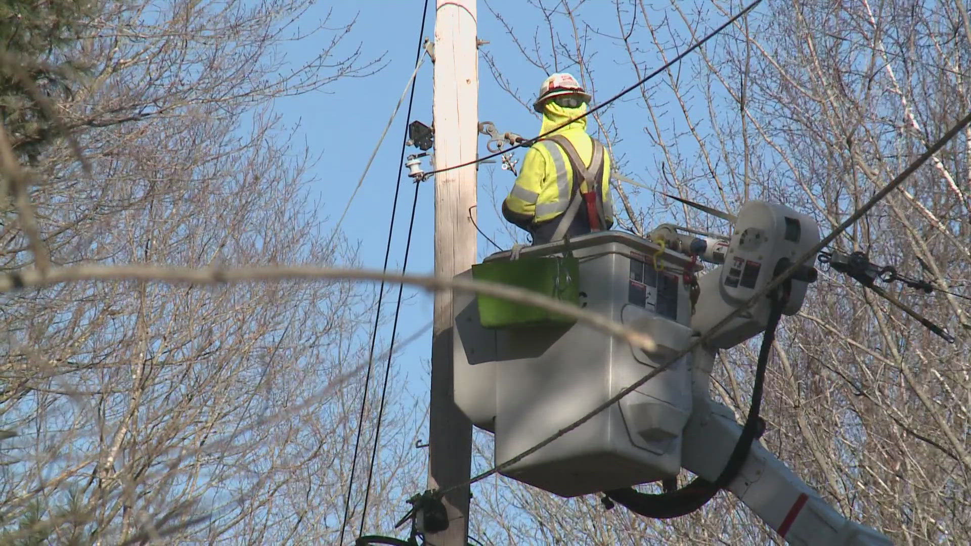 Power crews say they had been preparing for Thursday's outages before the storms hit, and are keeping a close eye on outages and downed trees.