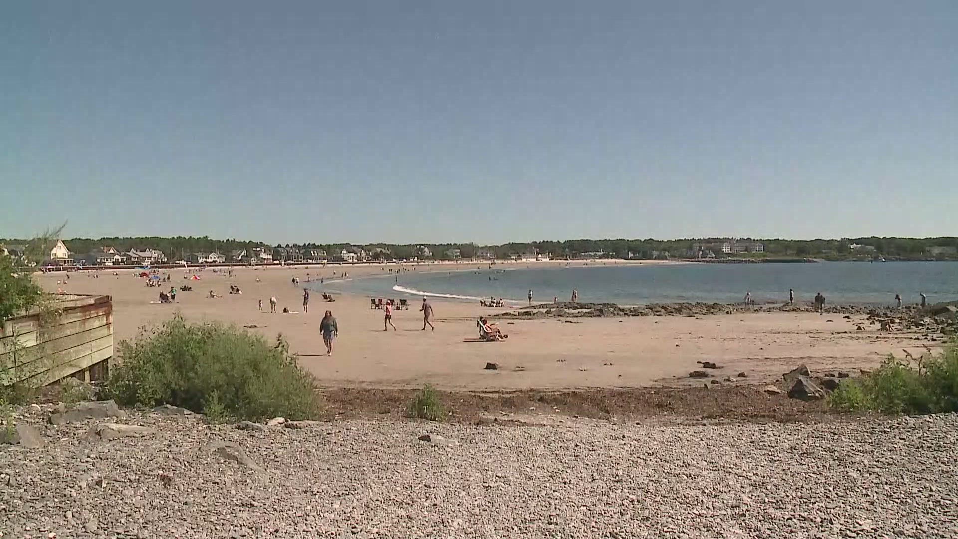Gooch's Beach in Kennebunk and Riverside Beach in Ogunquit are still reporting contamination in the water, according to the DEP.
