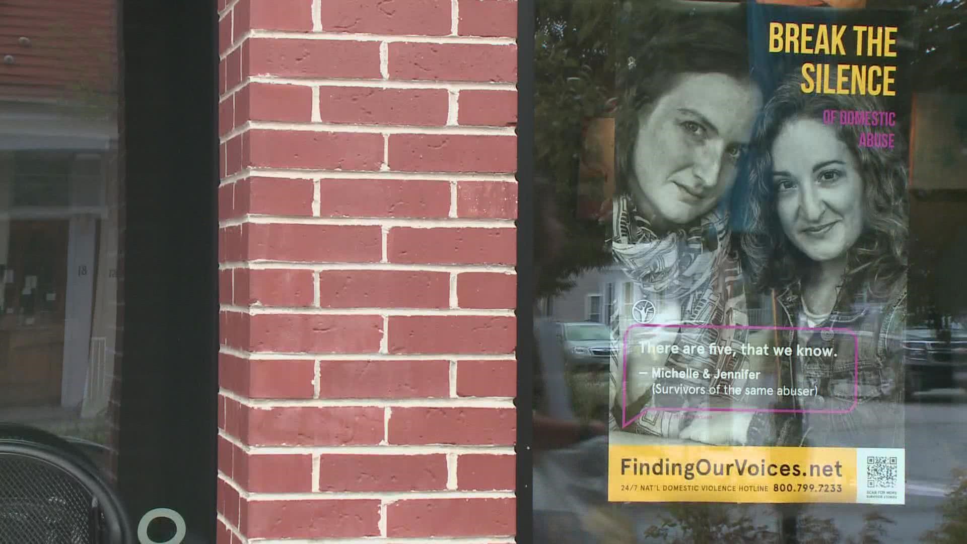 The nonprofit hopes to put up posters of survivors in every restaurant and boutique in Maine.