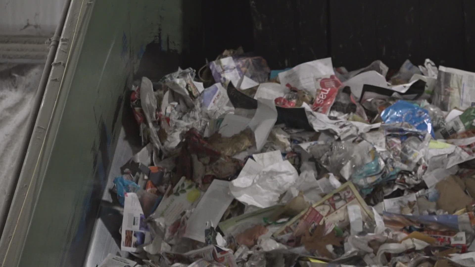 The Maine Department of Environmental Protection's latest report indicates recycling rates were down by nearly five percent in 2021 compared to 2017.