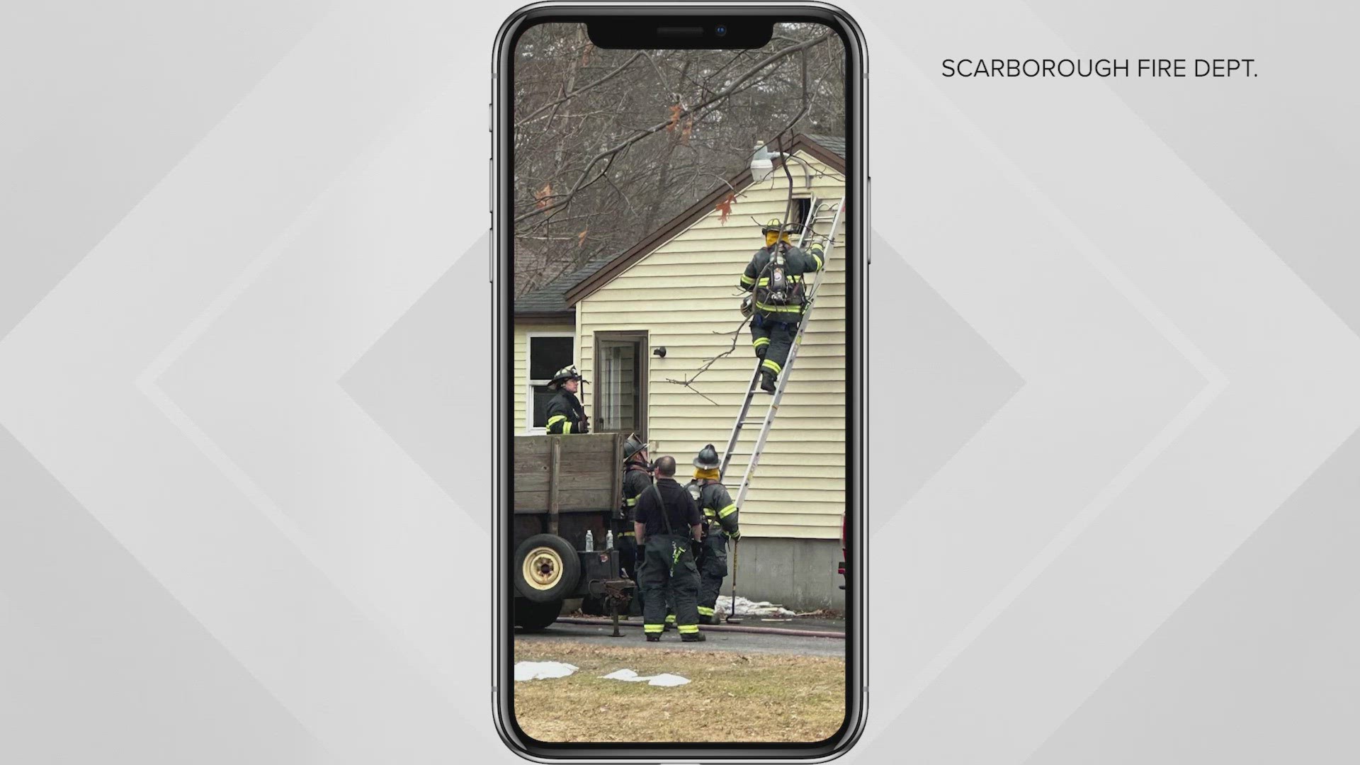 Firefighters said they found heavy smoke coming from the roof eaves when they arrived on scene at the home in the Black Point neighborhood.