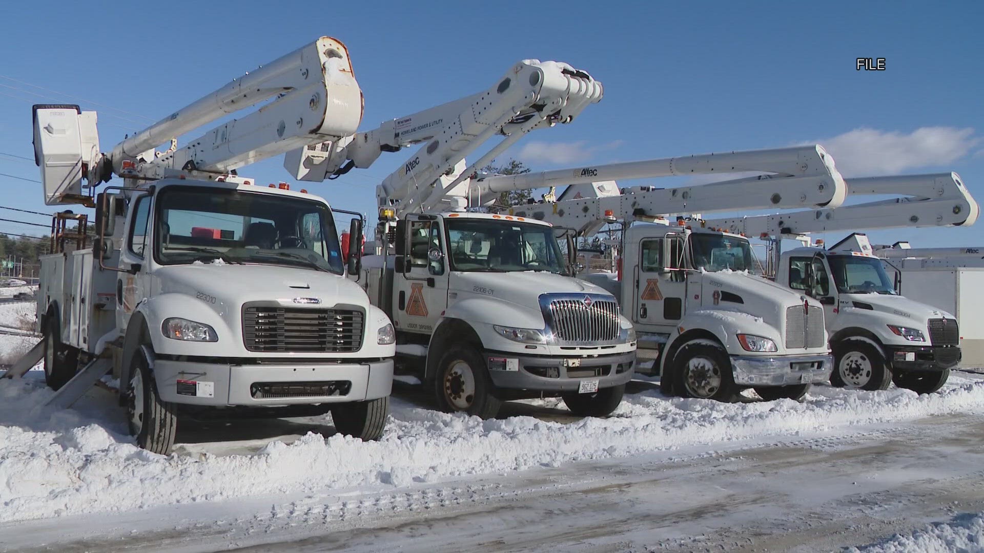 Central Maine Power said it responded to dozens of emergency calls overnight.