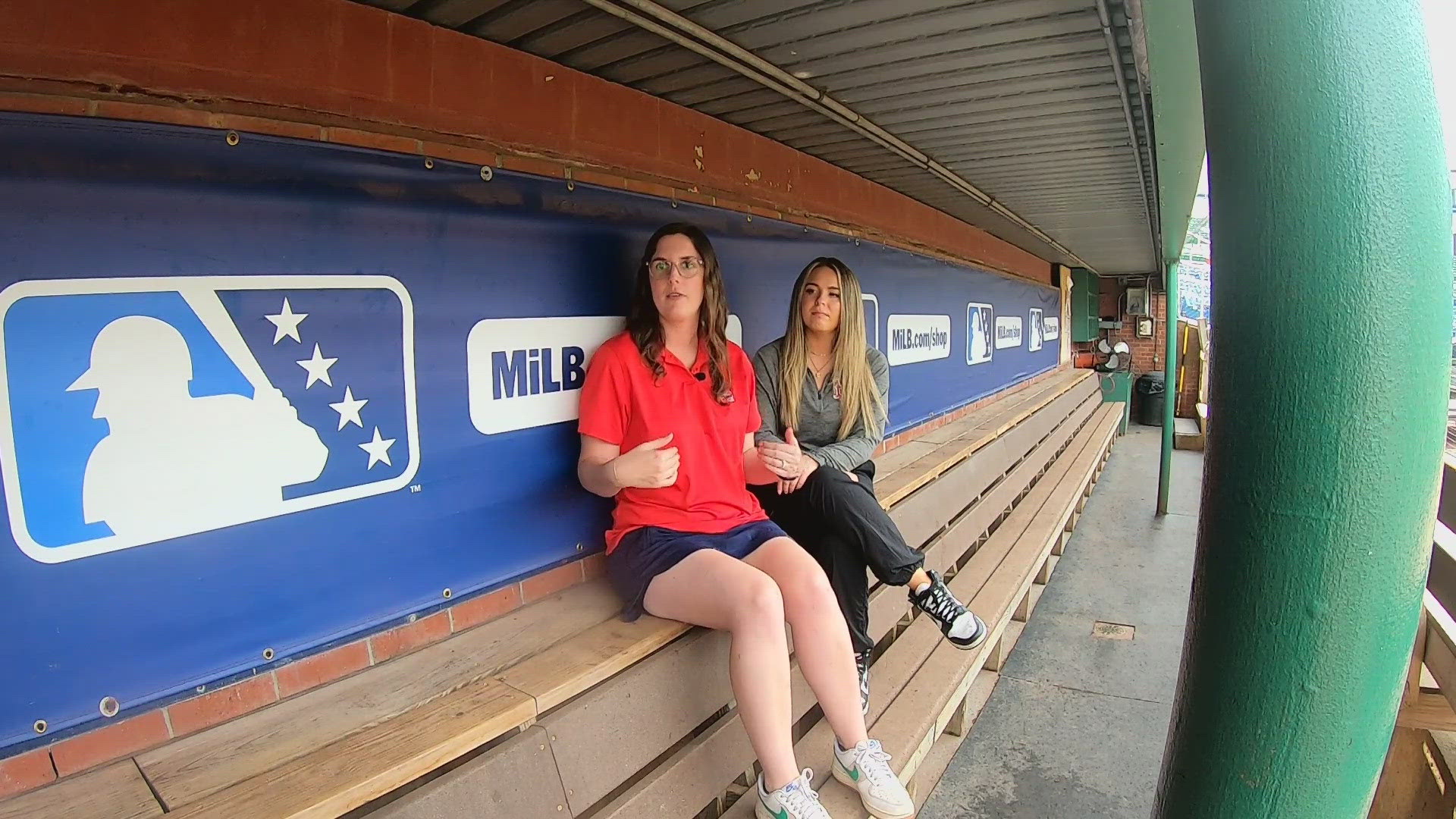 Emma Tiedemann and Rylee Pay will call three innings during NESN's Red Sox broadcast Monday night. It's part of the team's "Women's Equality Day" celebration.