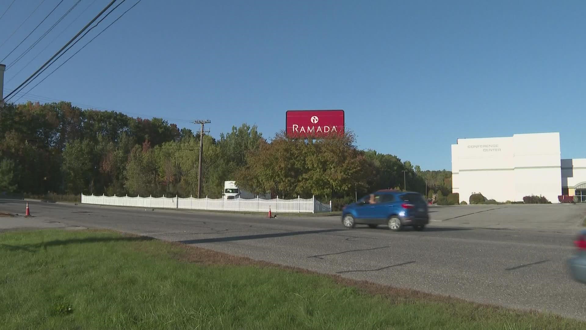 Wedding guests said they saw people leave the restricted area in the quarantine section of the Ramada Inn in Lewiston and go outside to smoke cigarettes.