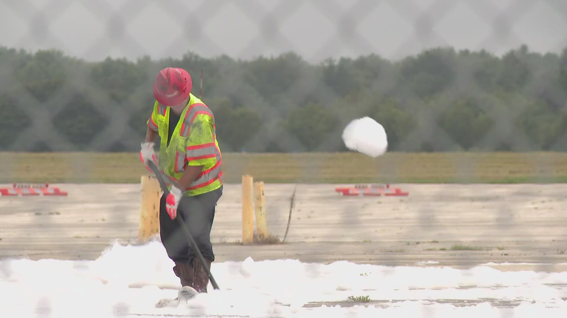 More than 1,400 gallons of AFFF firefighting foam, which contained PFAS chemicals, was accidentally released in a spill nearly a month ago.