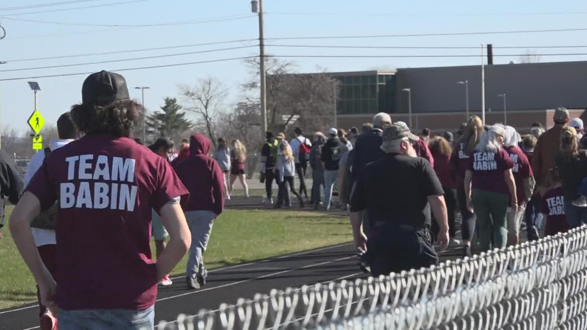 Friday's walk will benefit Mark Babin, athletic director for Nokomis Regional High School, who is battling cancer.