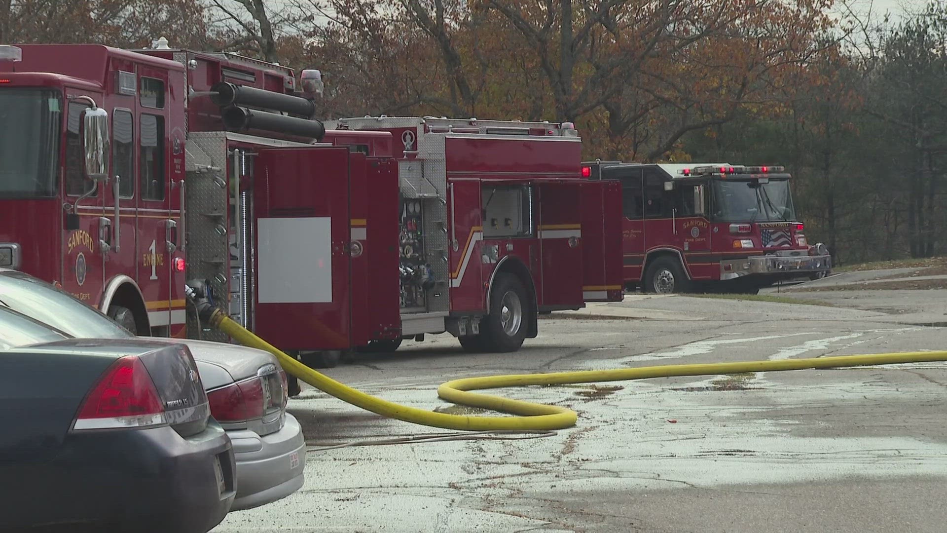 Fire crews responded to Eastside Acres Family Housing shortly after 10:30 a.m. Tuesday.