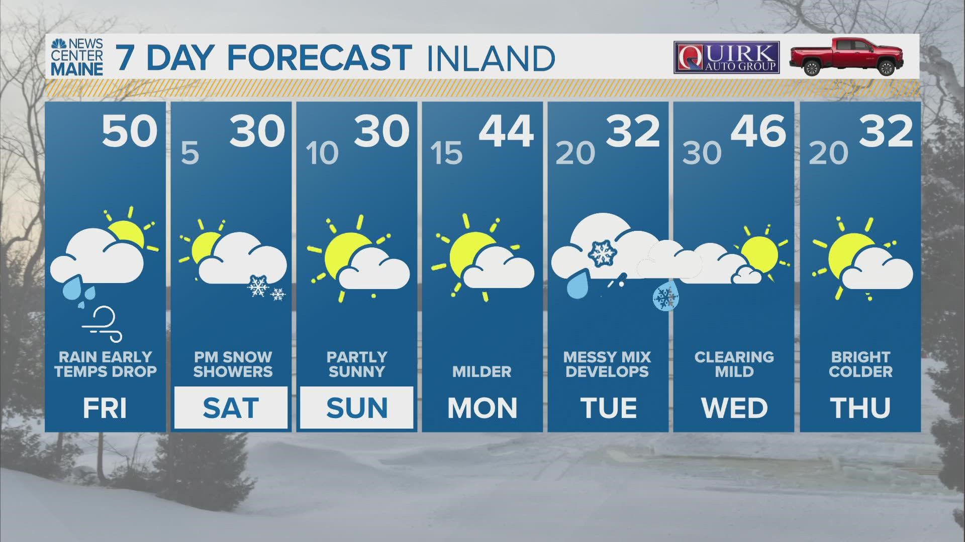 NEWS CENTER Maine Weather Video Forecast 02.18.22 Updated 4:30am