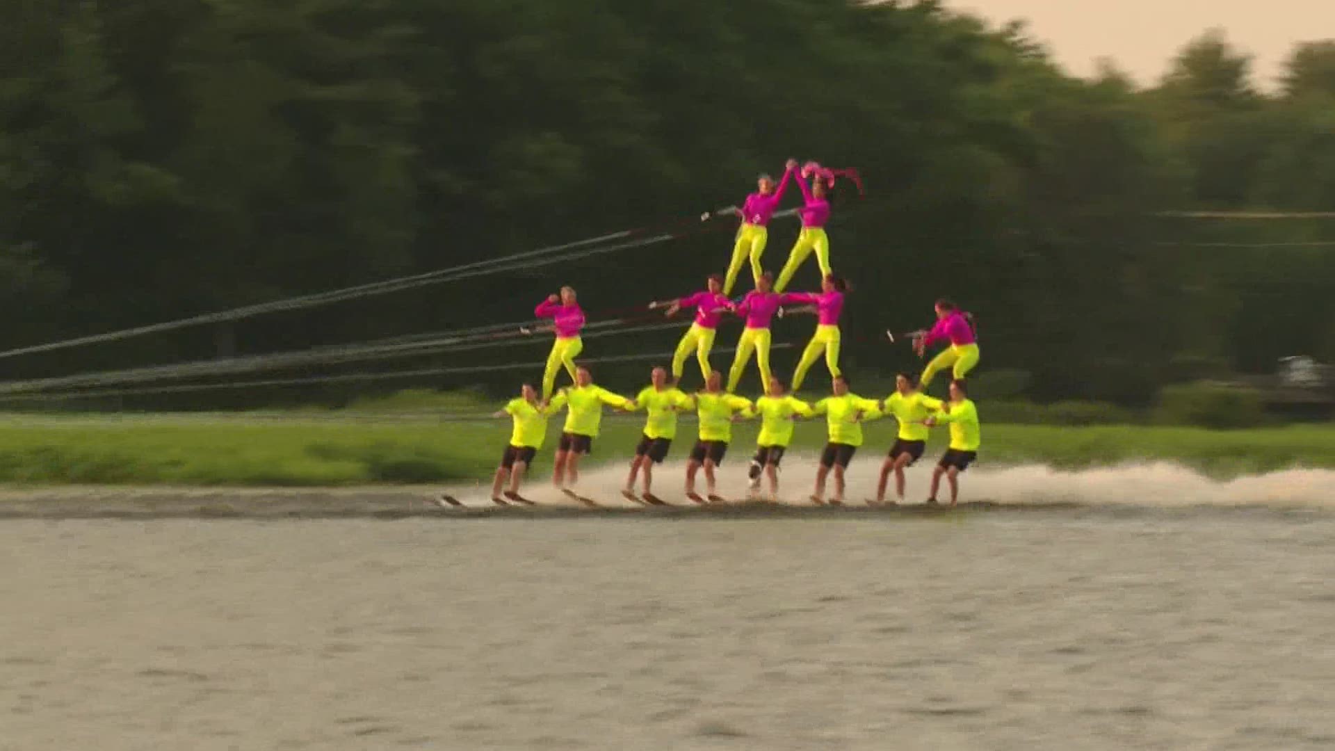 Maine Attraction Water Ski Show Team has been dazzling spectators for more than 30 years with free summer shows on Number One Pond in Sanford.