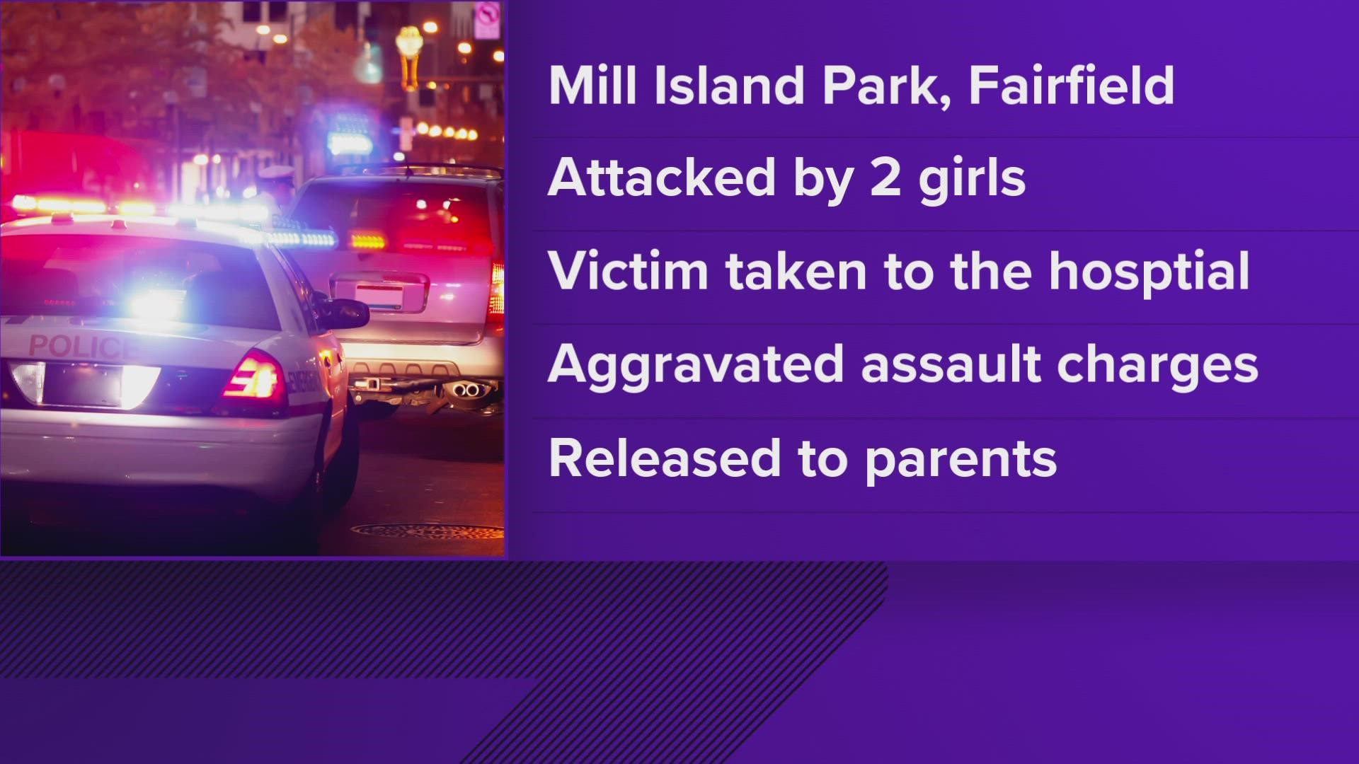 Police were called to an incident at Mill Island Park on Wednesday afternoon for a report of a minor assaulted by several other juveniles.