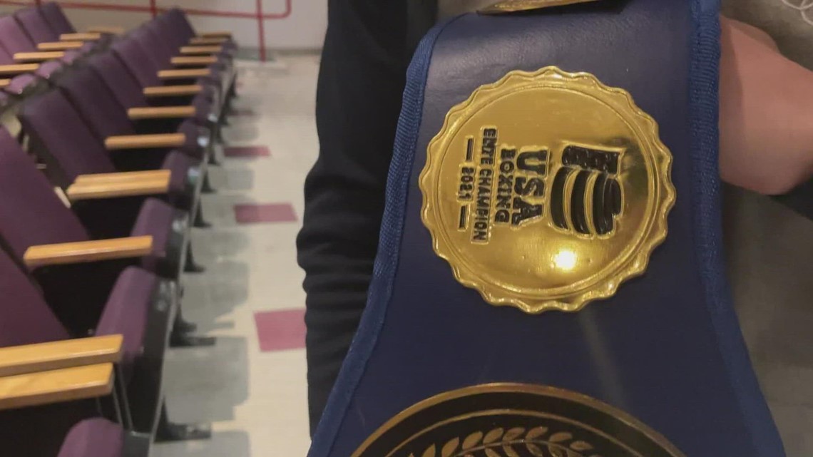 Team USA boxer from Maine brings hardware, life advice to students at her former high school