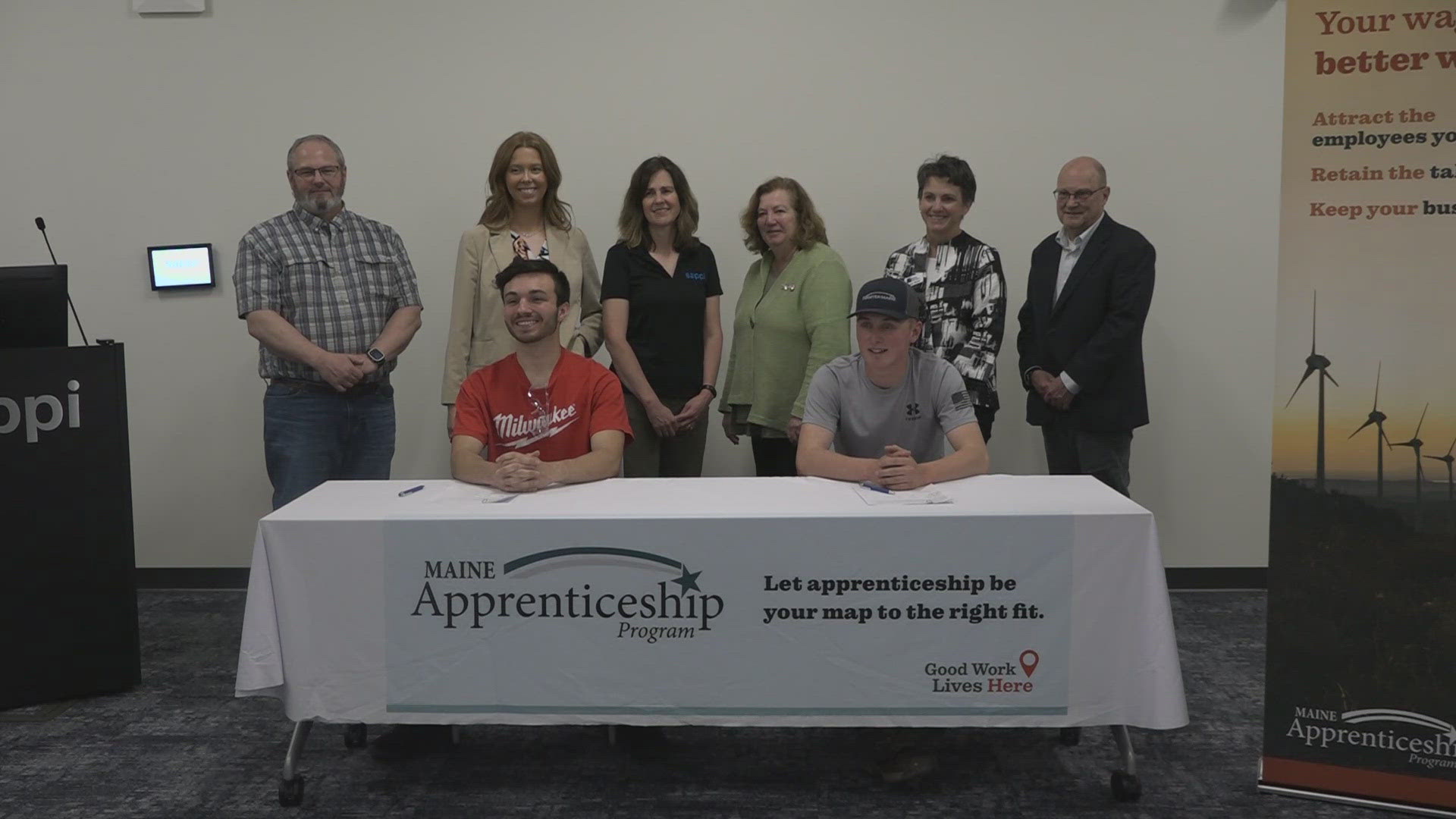 They signed up to take part in a certified pre-apprenticeship program with paper company Sappi North America.