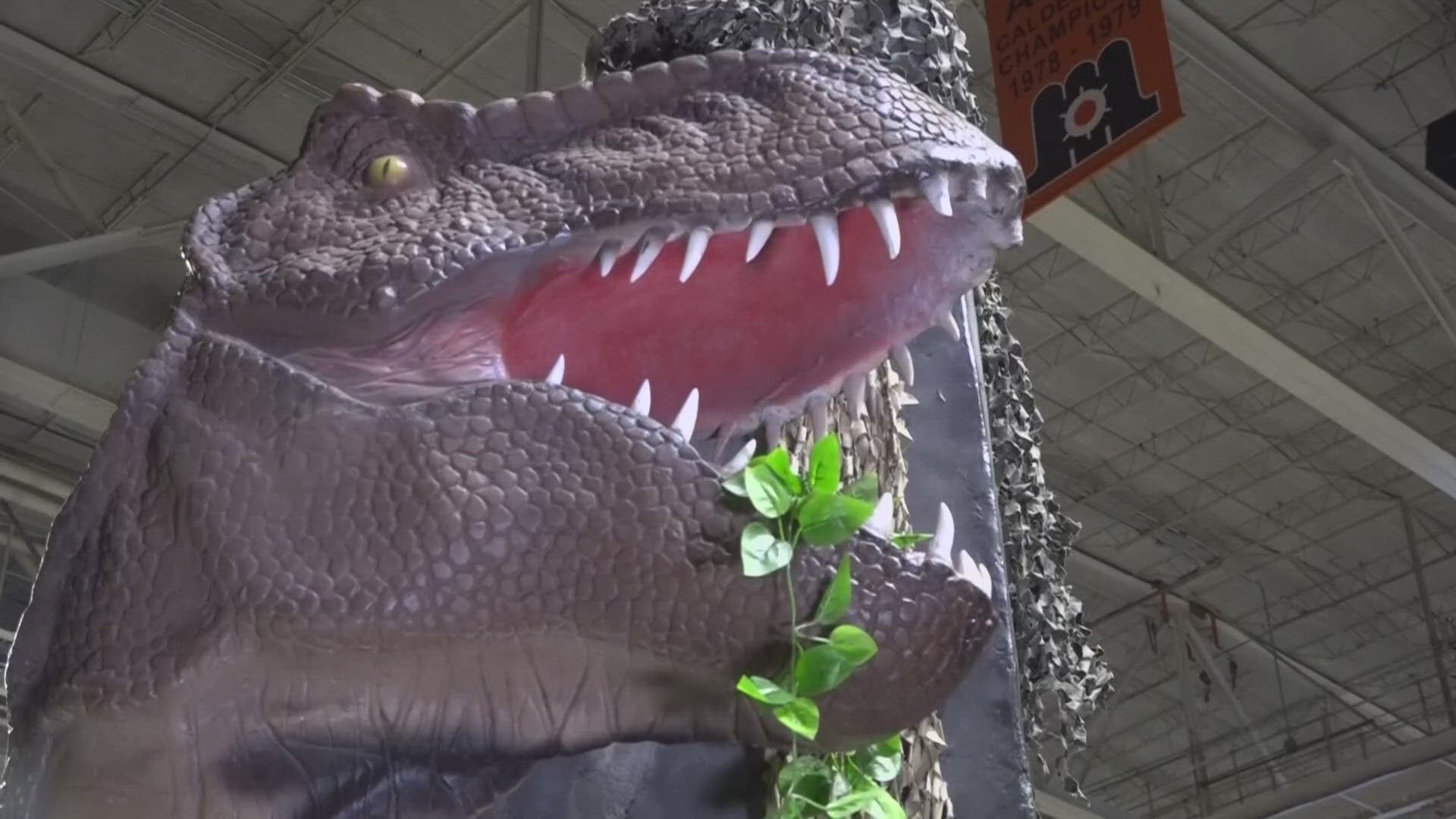 The dinosaur event will happen at the Cross Insurance Arena in Portland from Thursday through Sunday. Tickets start at $25.