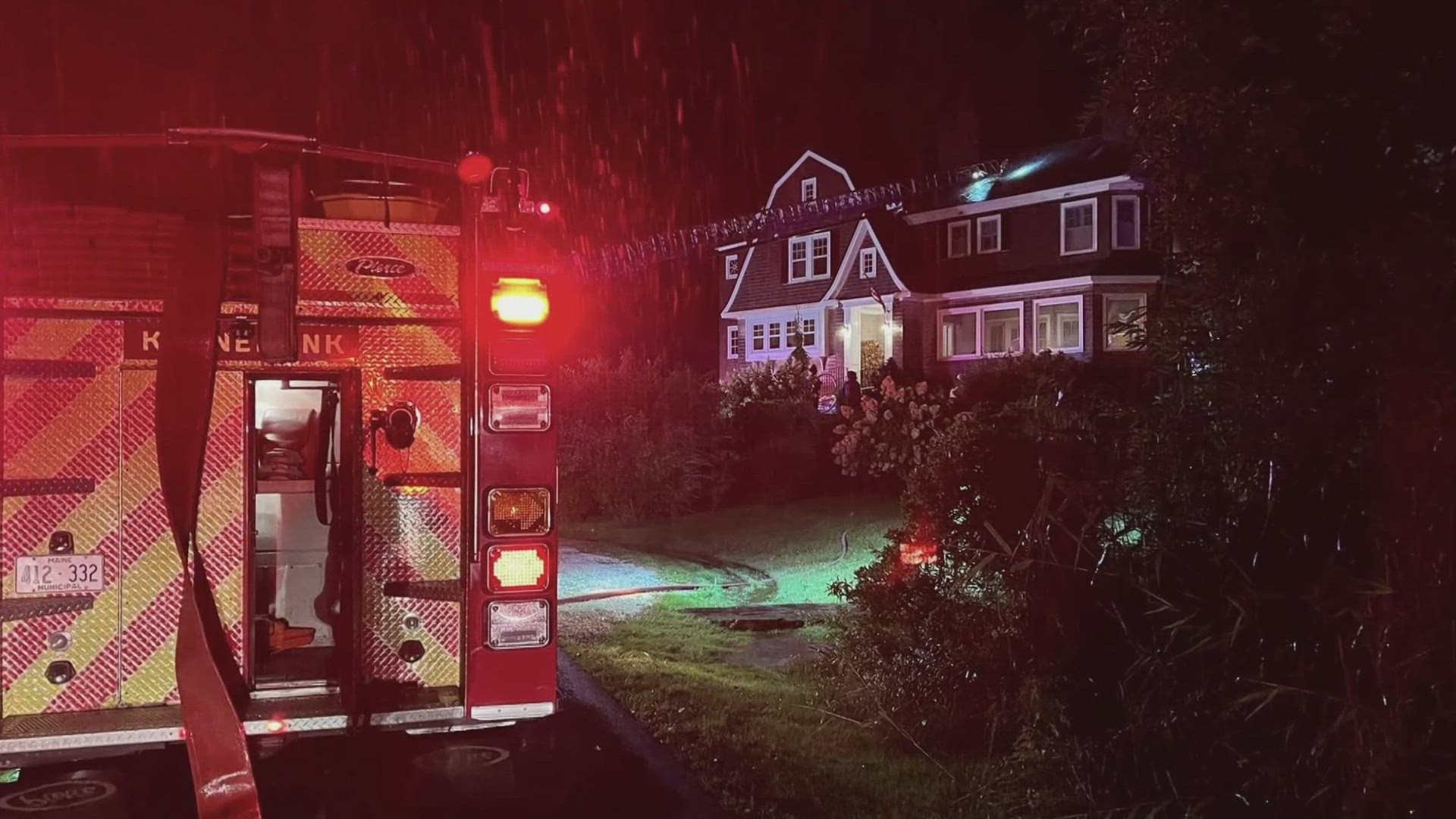 The short-term rental caught fire after hot ashes cleaned from a fireplace were placed into a flammable container, causing the container to then ignite.