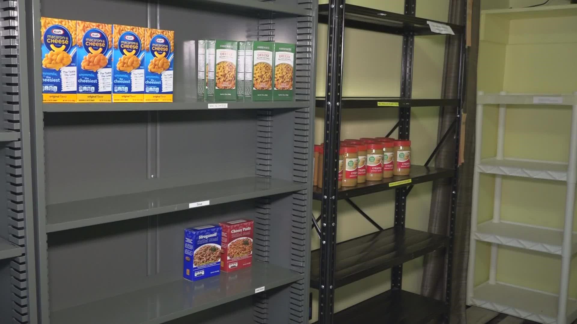 The University of Maine's food pantry is seeing 15 percent more visitors per week compared to this time last year.