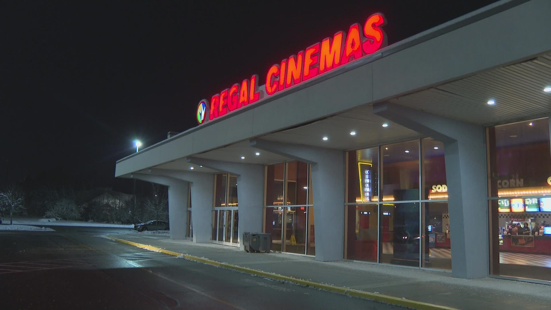 Regal Cinemas says it will close 39 movie theaters across the country next month.