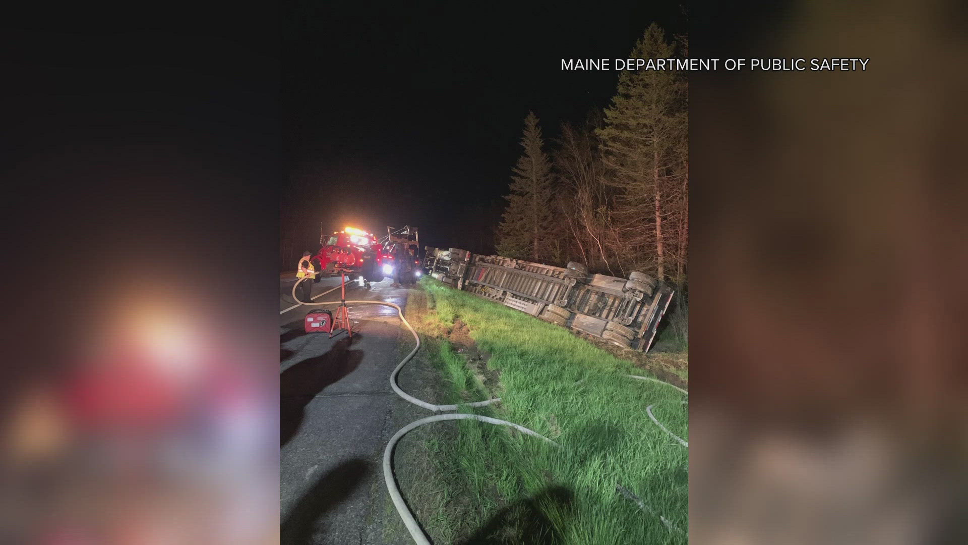 "The bees were mostly contained, and the goal was to save them," a Maine state safety official said.