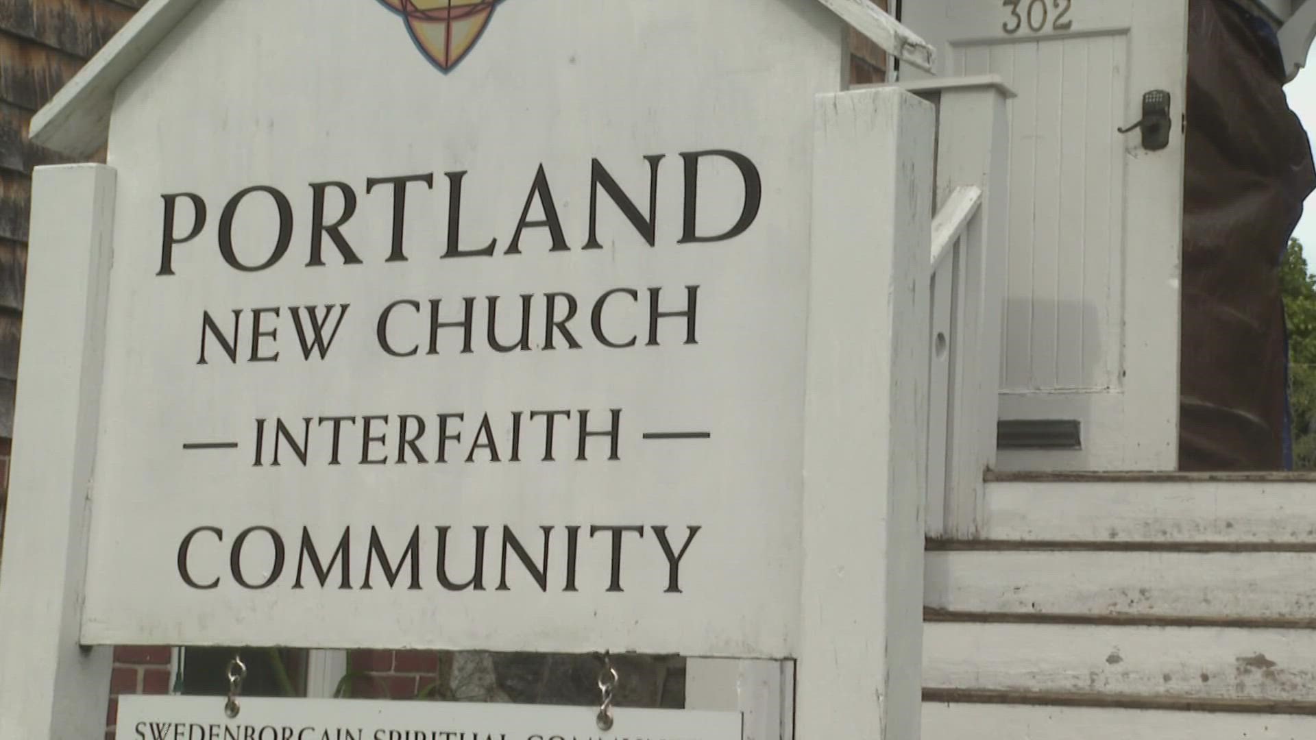The pastor of Portland New Church believes that the church was targeted for it's public display of inclusion.