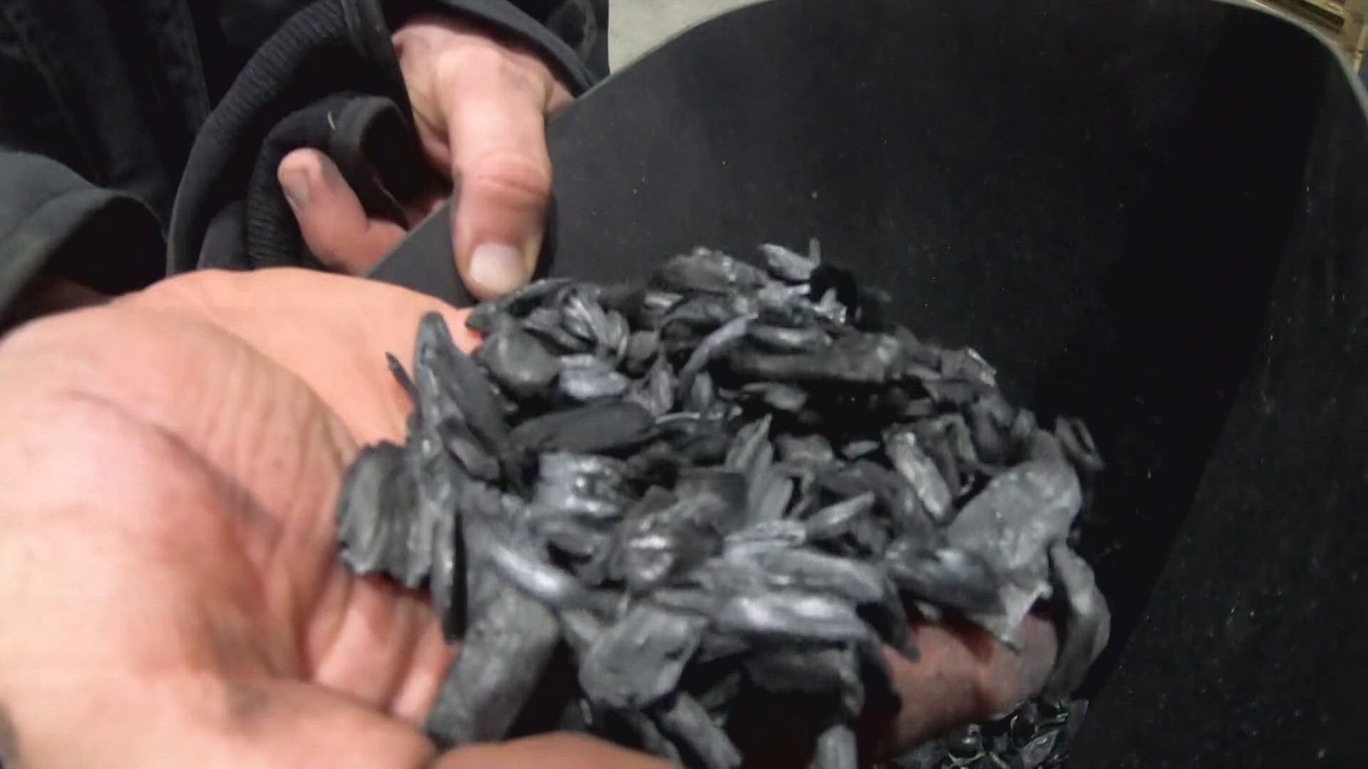 The Standard Biocarbon factory in Enfield is producing biochar, a charcoal-like material researchers believe could help reduce PFAS contamination in soil.