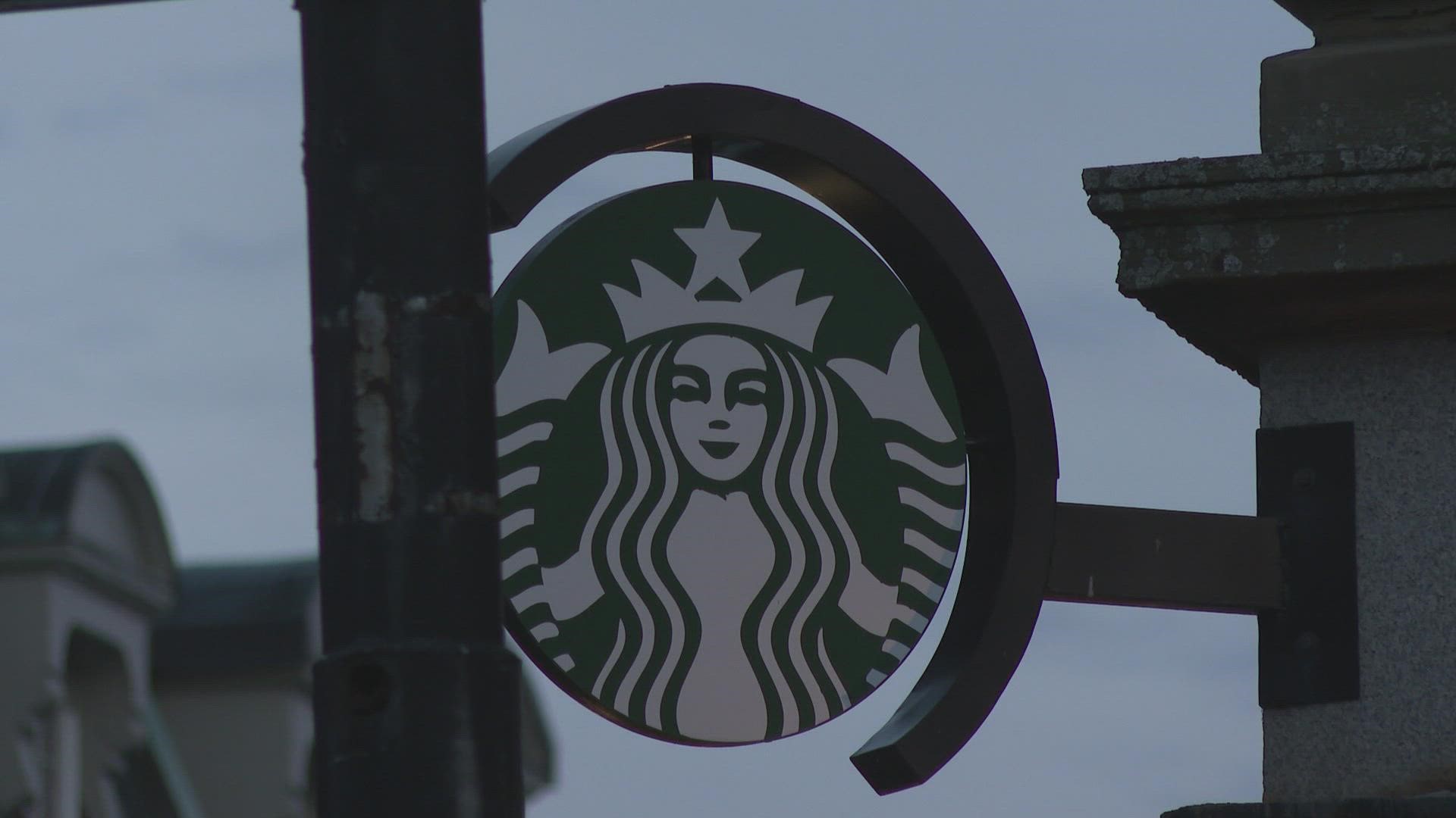Starbucks located at 176 Middle Street in Portland has filed to unionize, a Twitter post says.