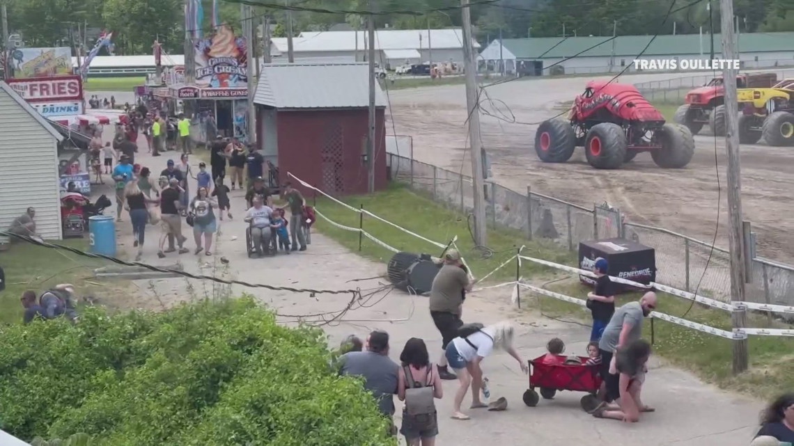 Monster truck soars too high, causing injuries and panic at event in Topsham – NewsCenterMaine.com WCSH-WLBZ