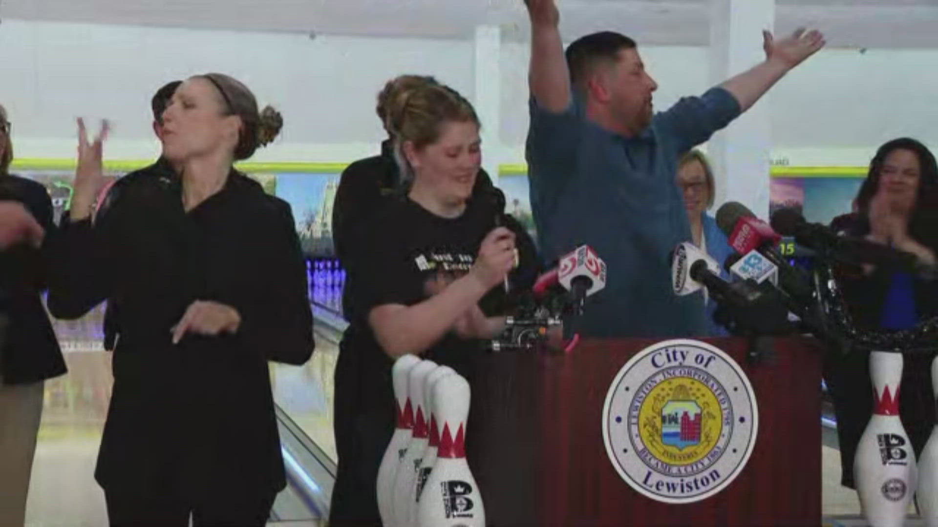 Just In Time Recreation welcomed bowlers and the general public today for the first time since October's mass shooting.