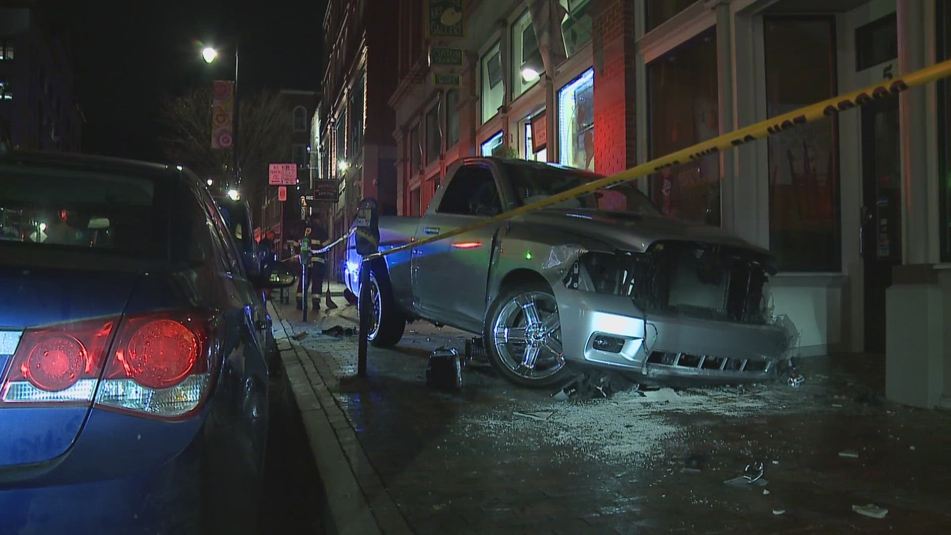 Police responded to the area of Mister Bagel on Congress Street Monday night.