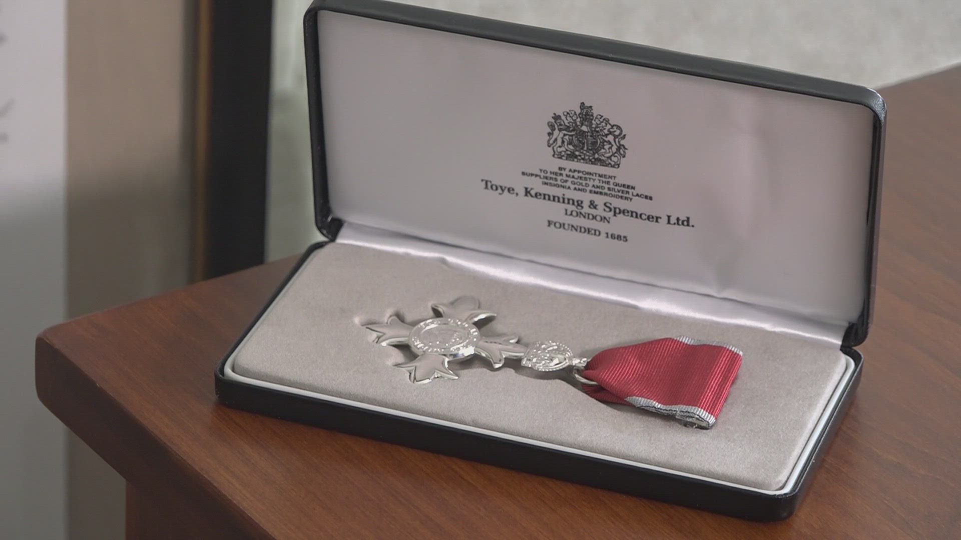 The U.K. native recently got an MBE award from Buckingham Palace for his and his wife's efforts in helping so many kids and teens receive an education.