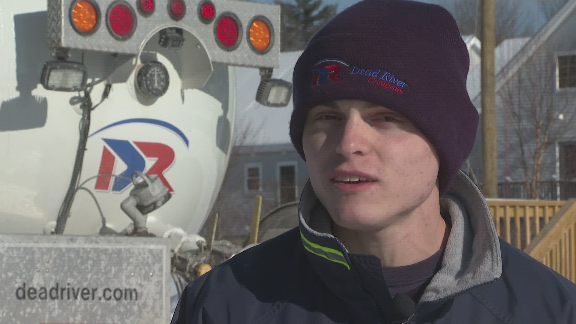 NEWS CENTER Maine spent some time with a fuel delivery driver with Dead River Company.